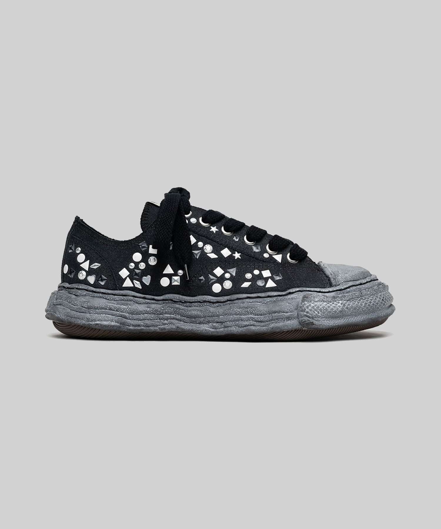 PETERSON23 OG Sole Embellished Canvas Low-top Sneakers