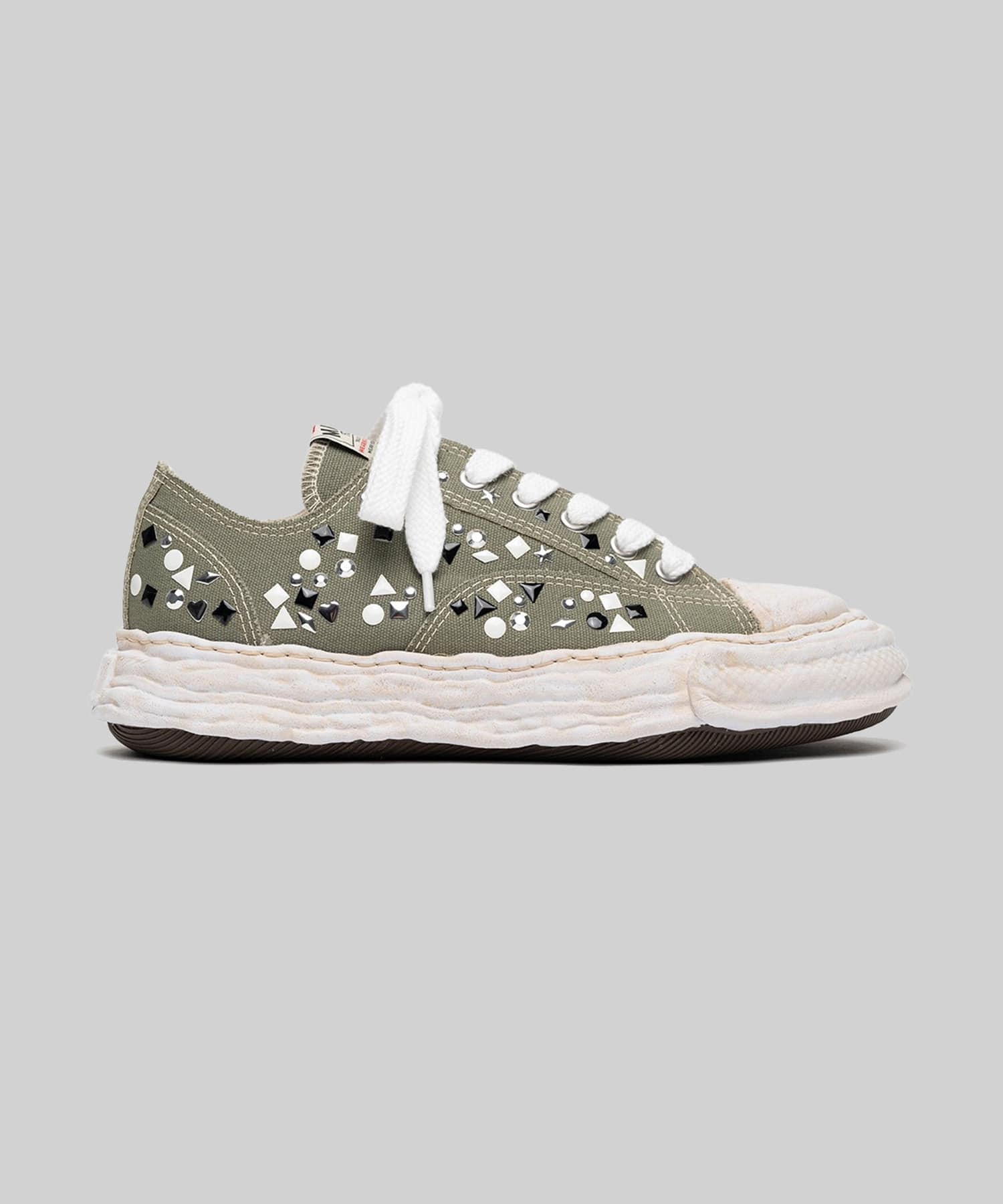 PETERSON23 OG Sole Embellished Canvas Low-top Sneakers