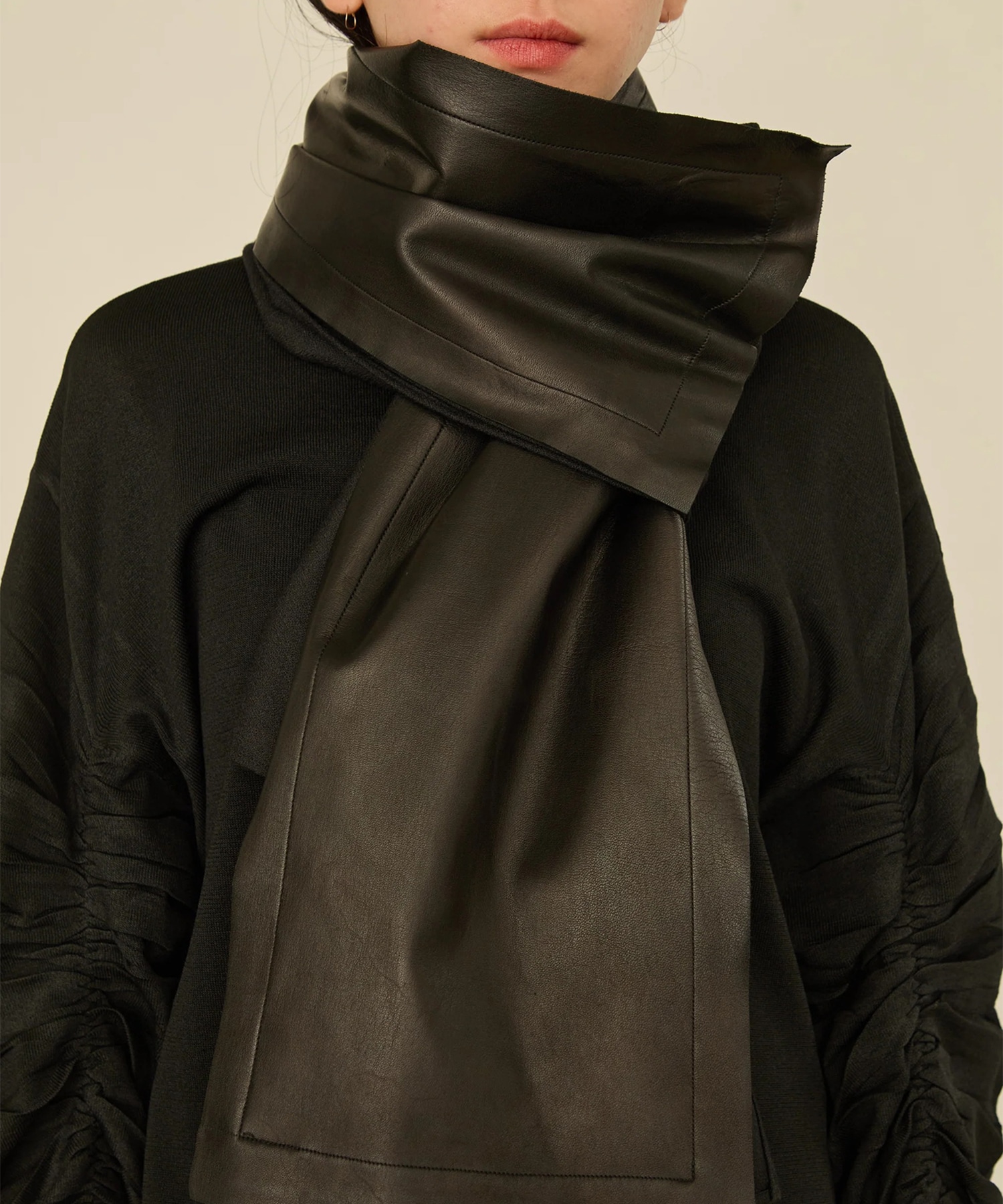 LEATHER  SCARF