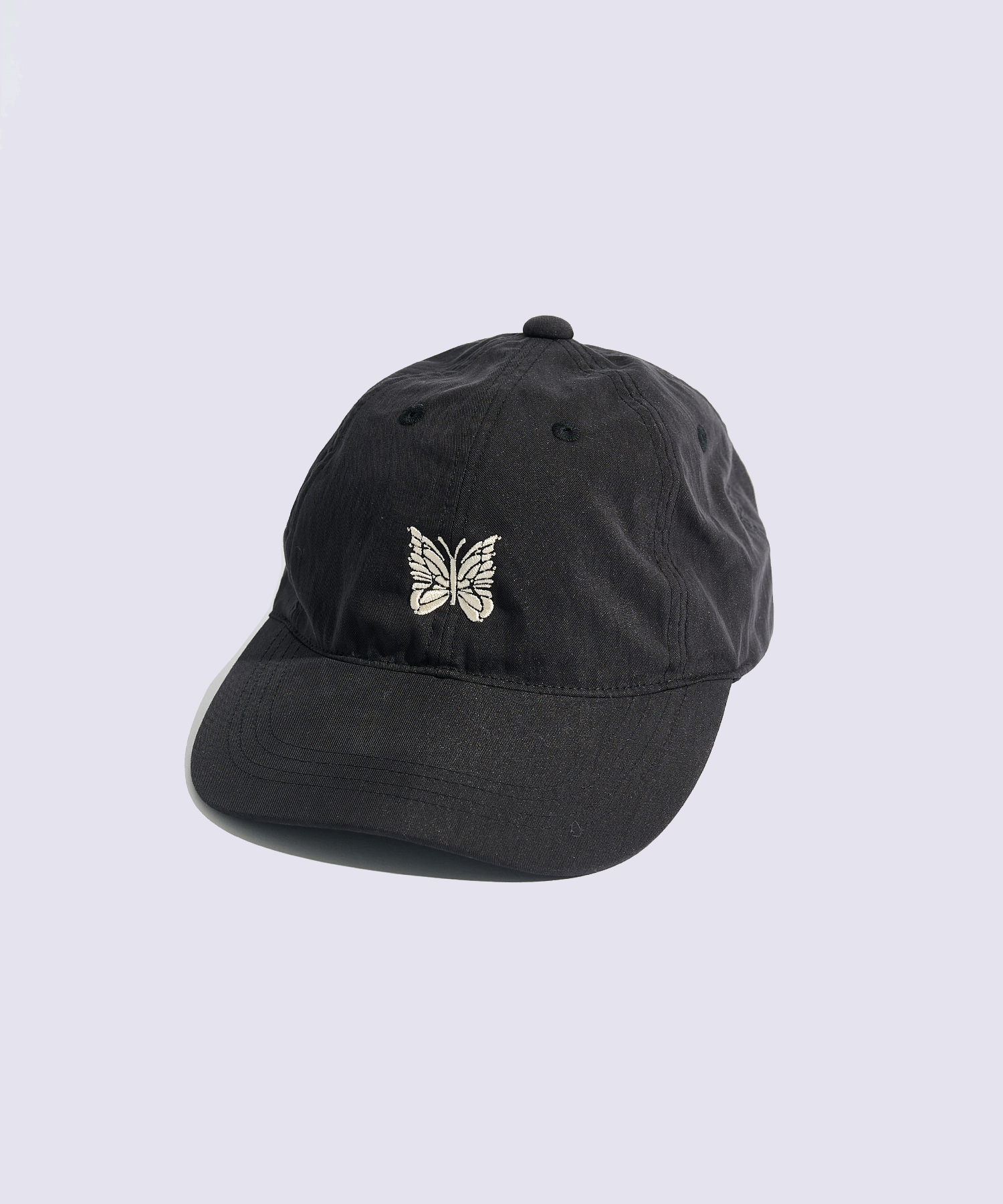 別注 Nylon Cap - Papillon Embroidery IVORY