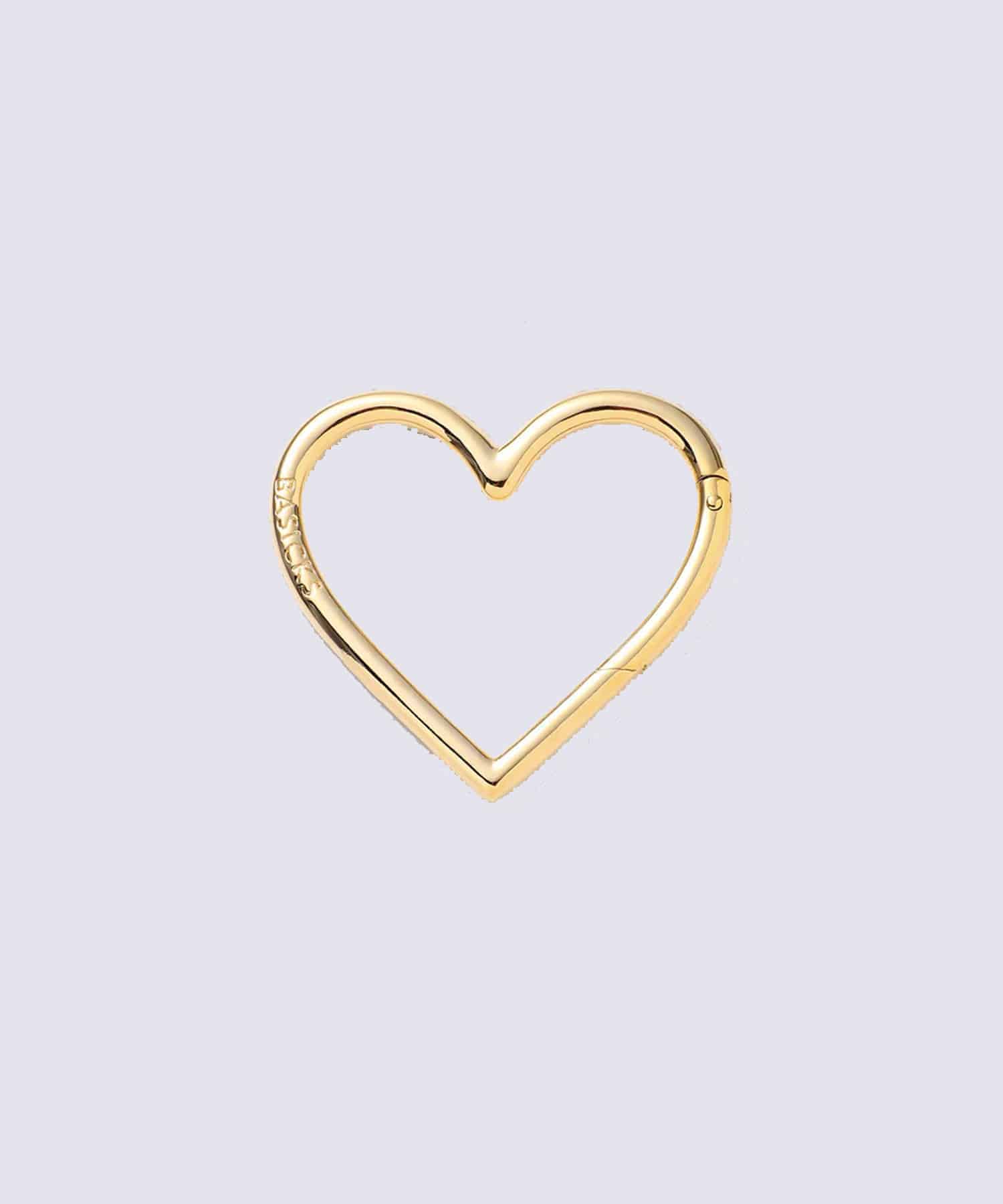 Gold Plating Heart Carbiner