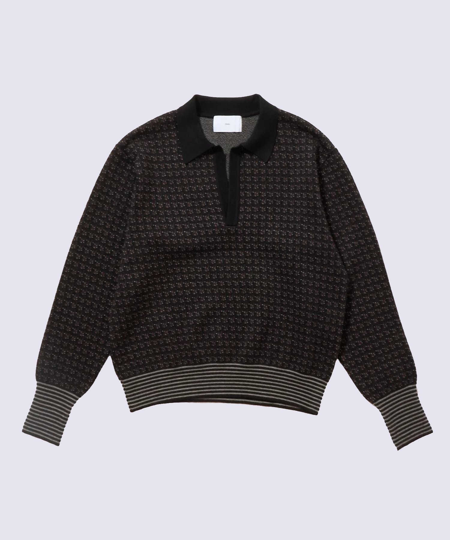 JACQUARD KNIT POLO