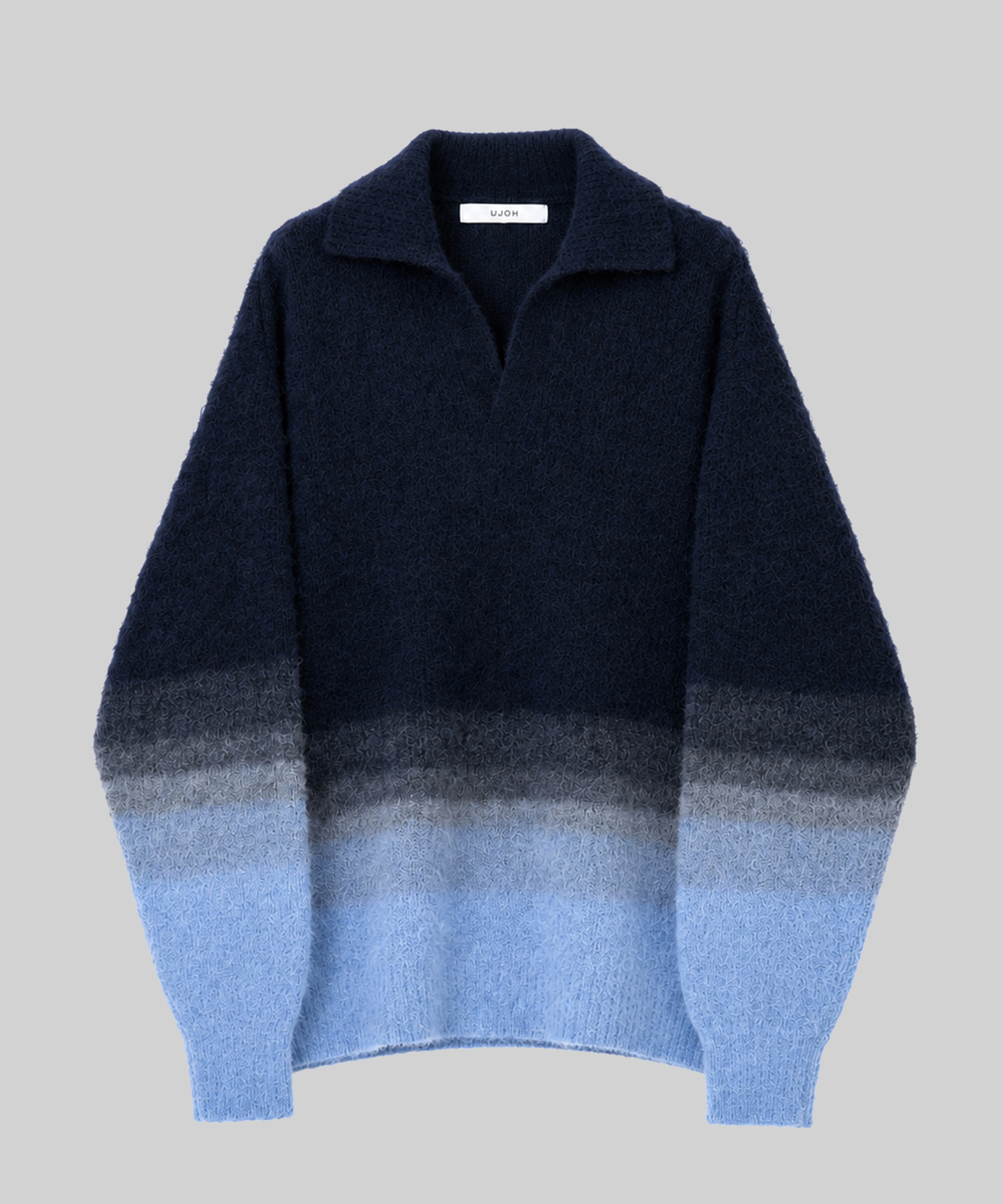 Gradation Polo Knit