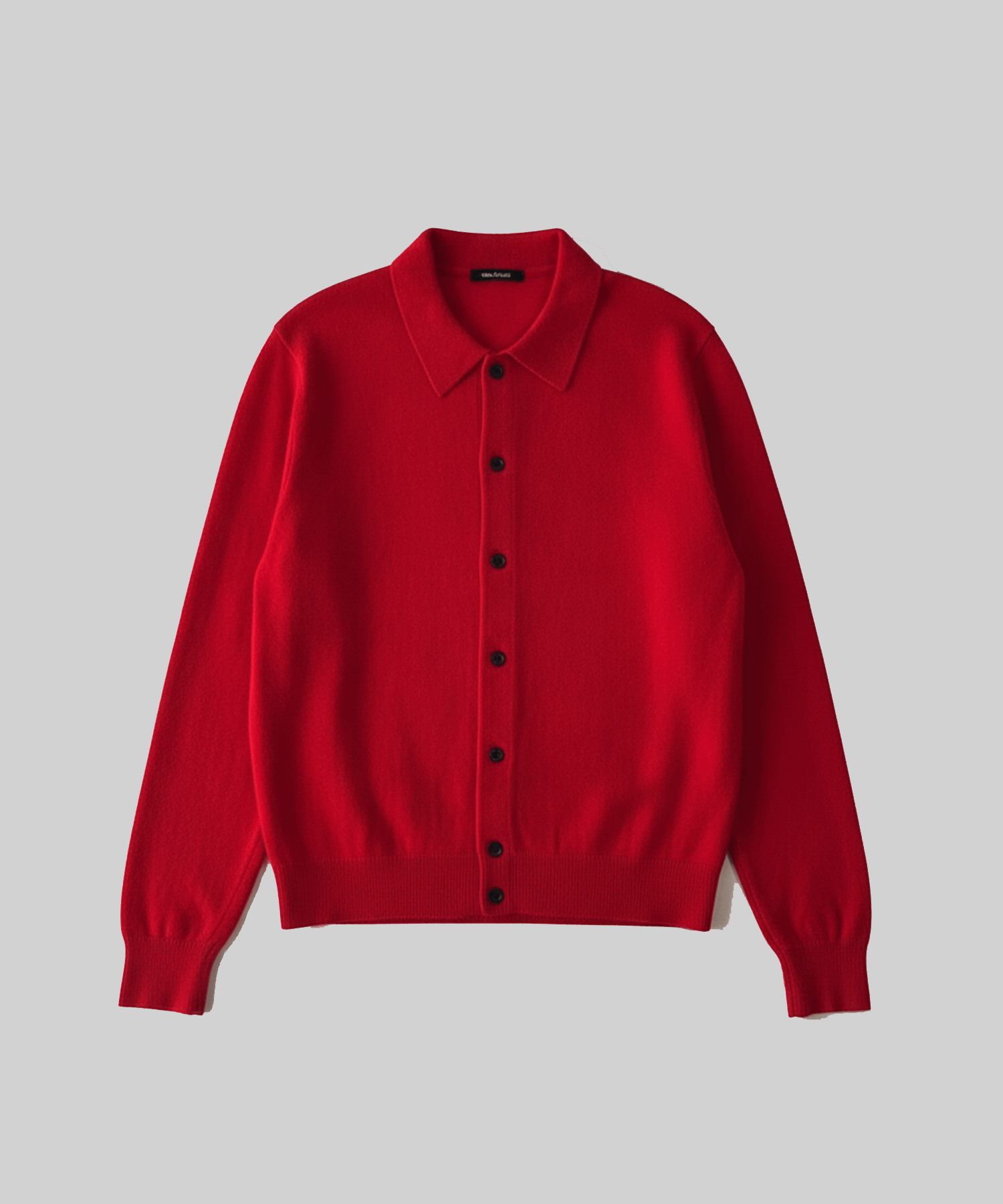 Wool Cashmere Blend Knit Shirt