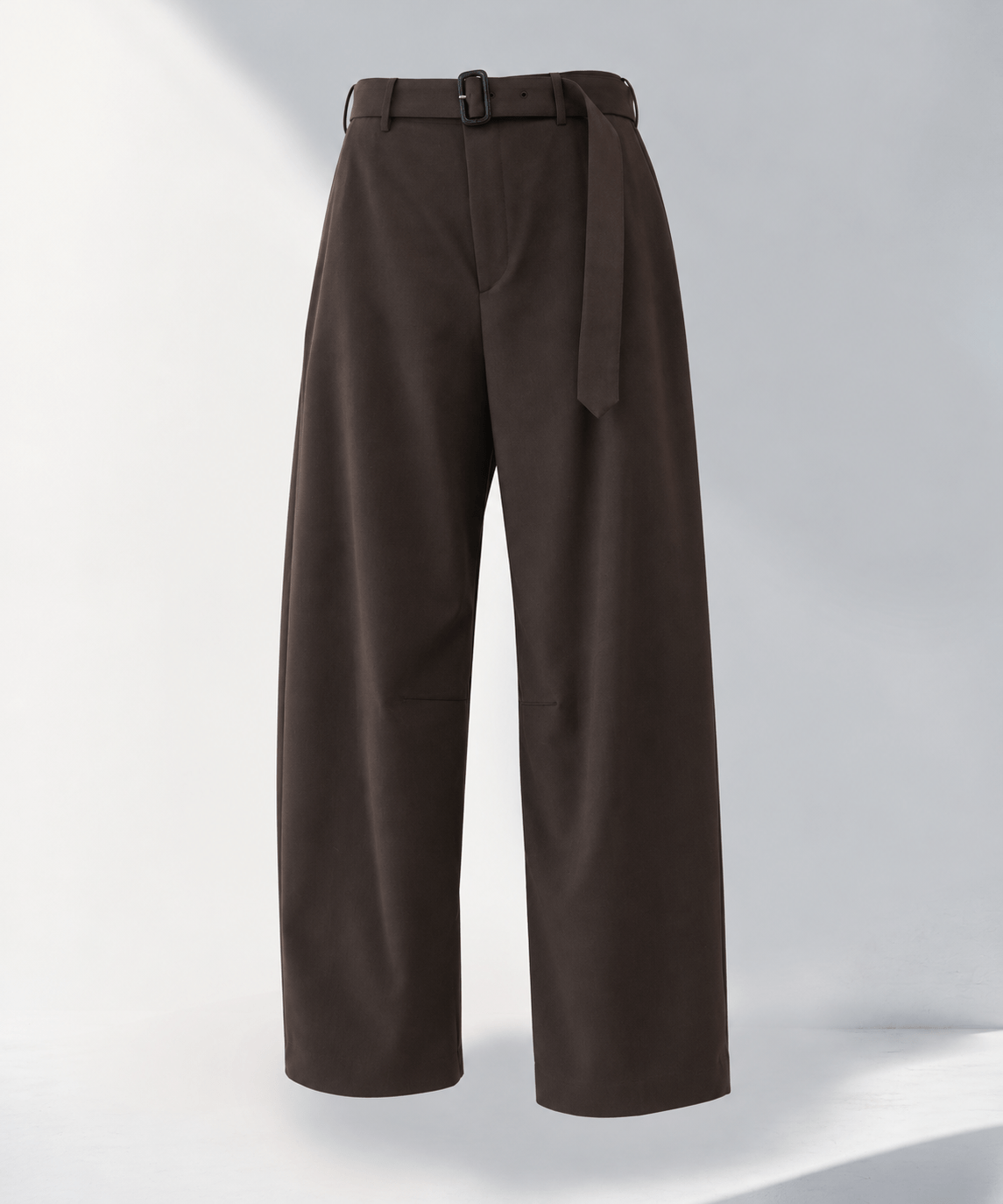 Belted Barrel Slacks