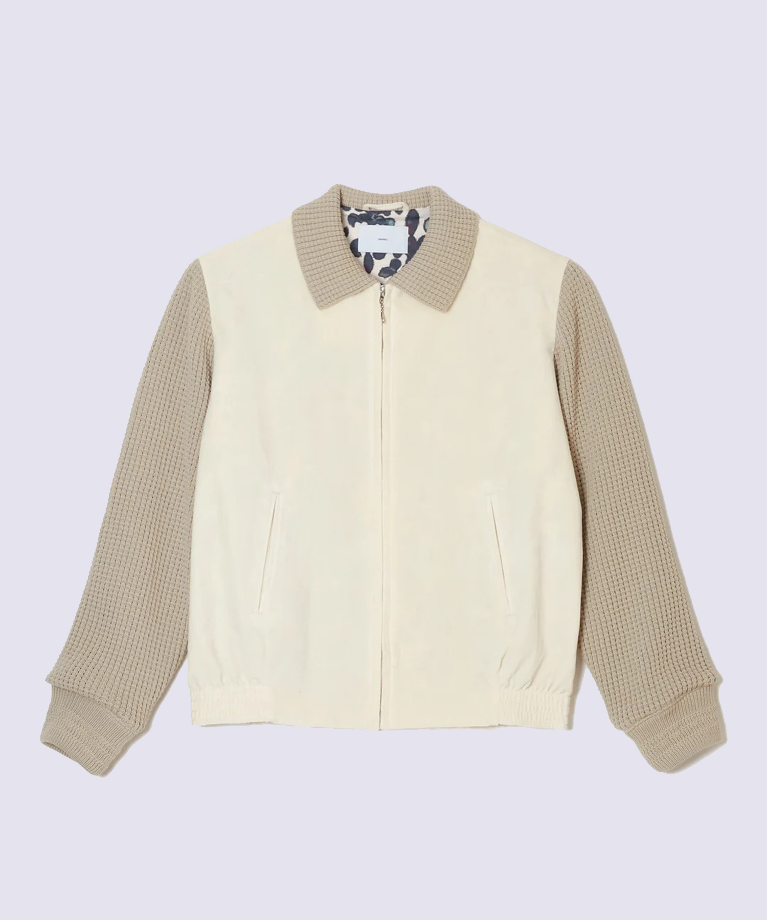 KNIT VELOR JACKET