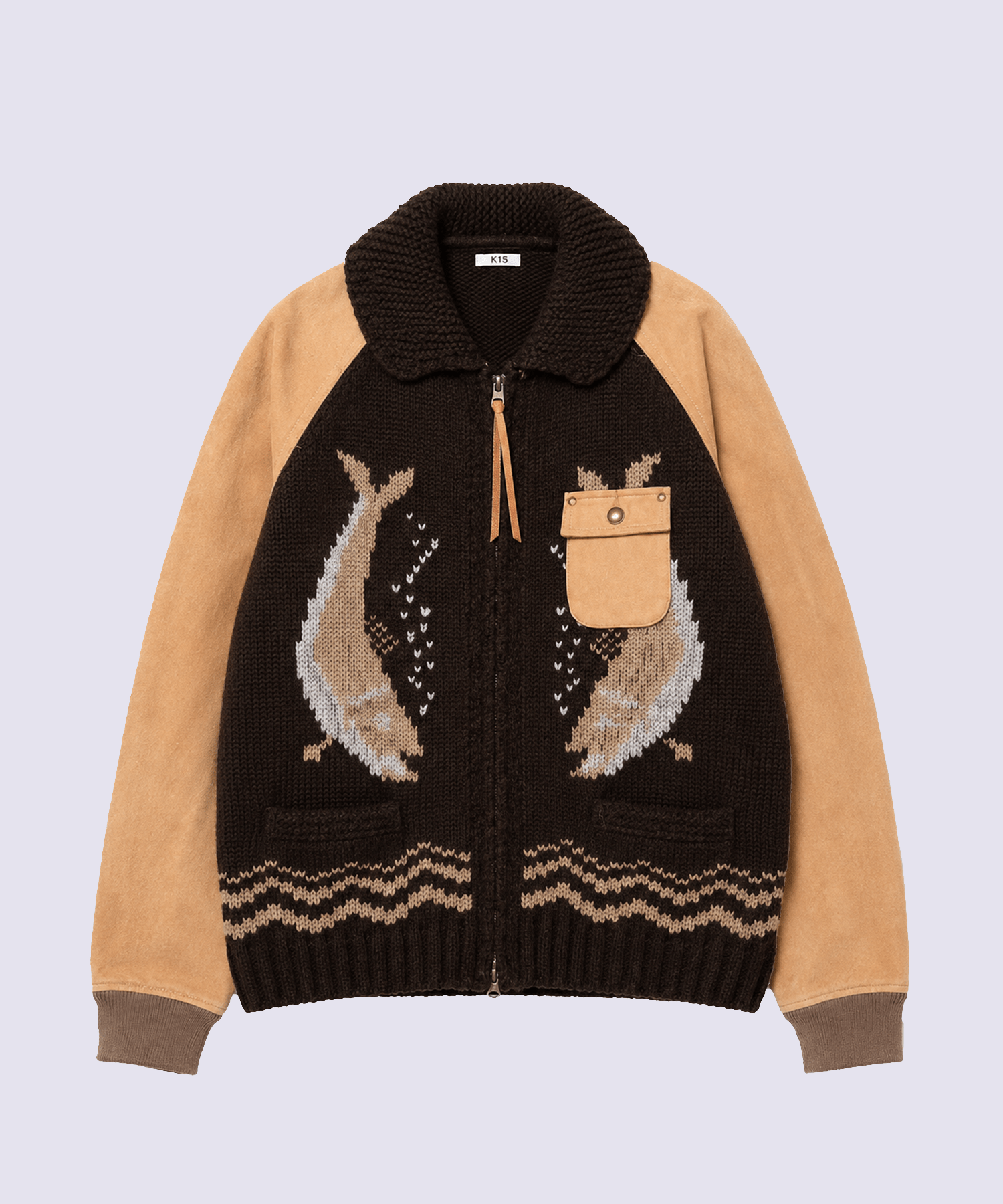 Combination cowichan sweater