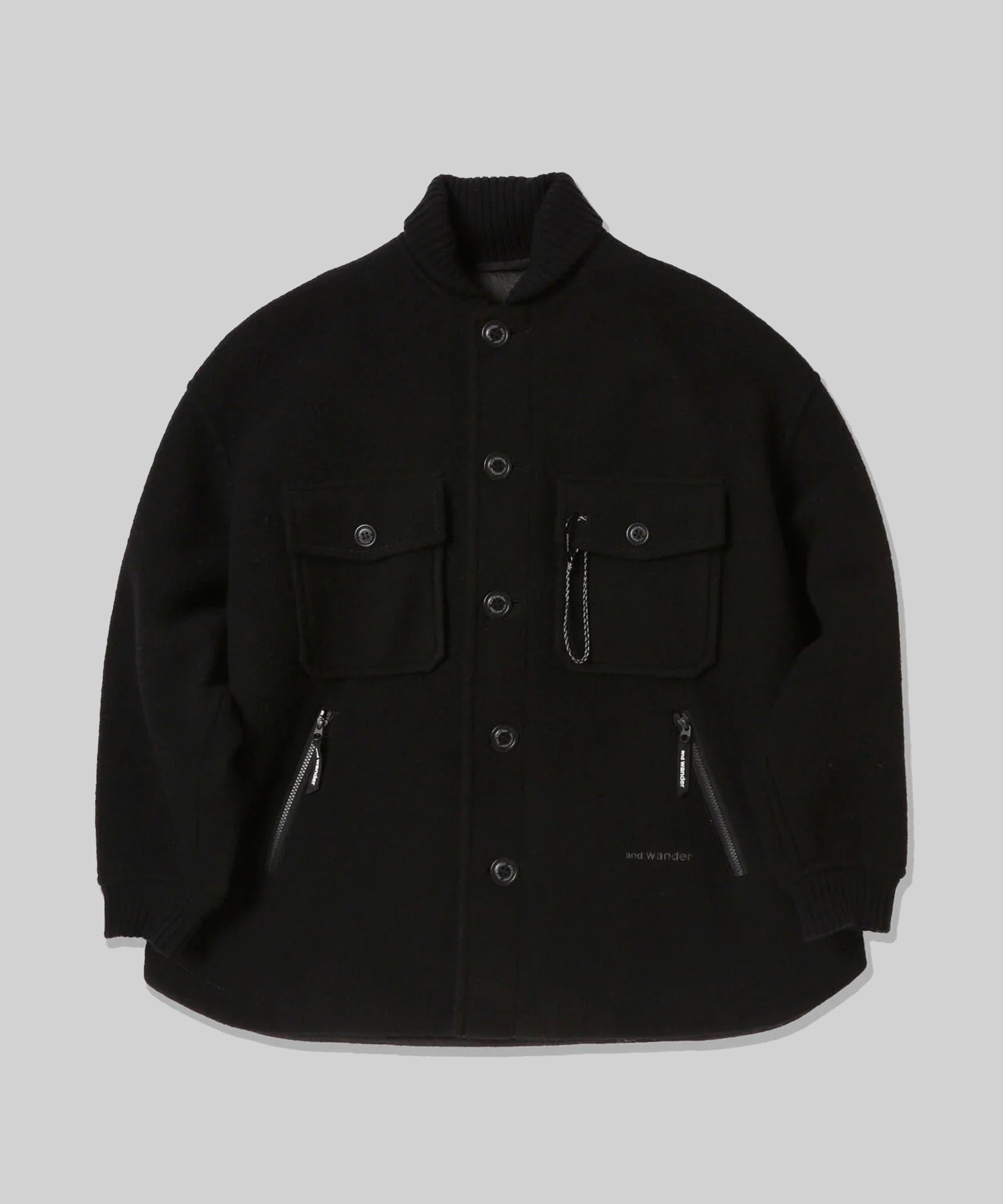 wool shaggy jacket long