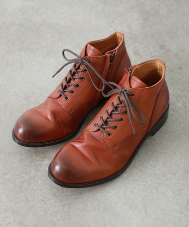 CHUKKA BOOTS WITH SIDE ZIP