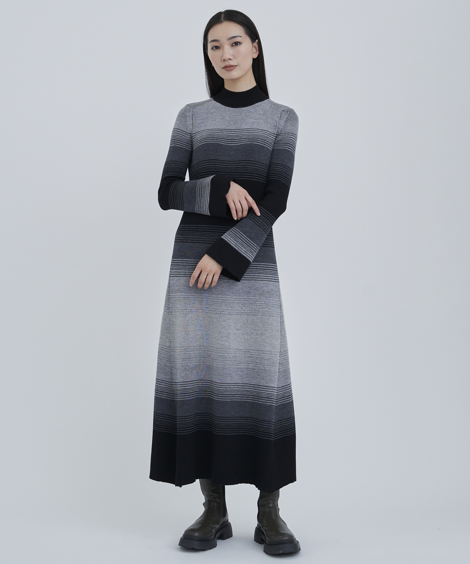 別注RIB KNIT DRESS