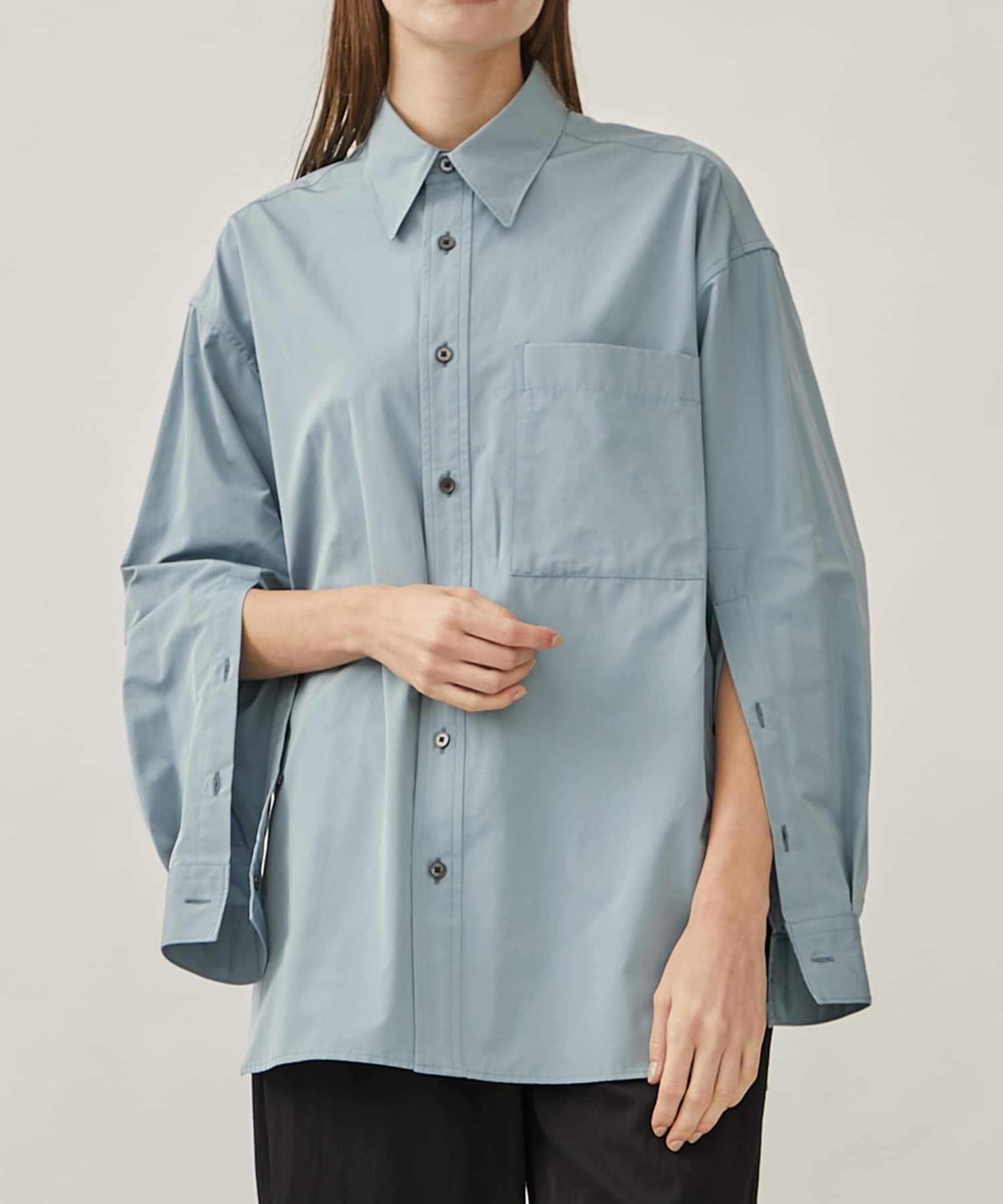 Cotton polyester taffeta over shirt