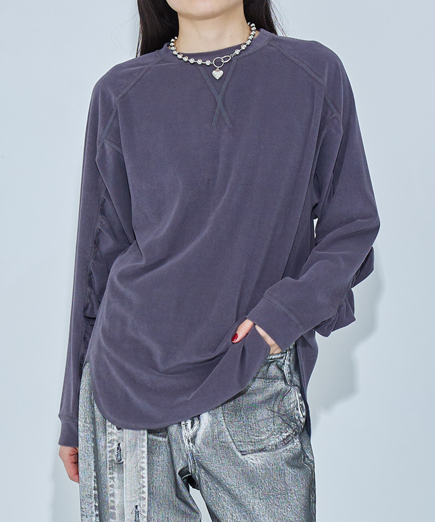 大特価!!】 トップス STUDIOUS Pullover Mesh Oversized トップス