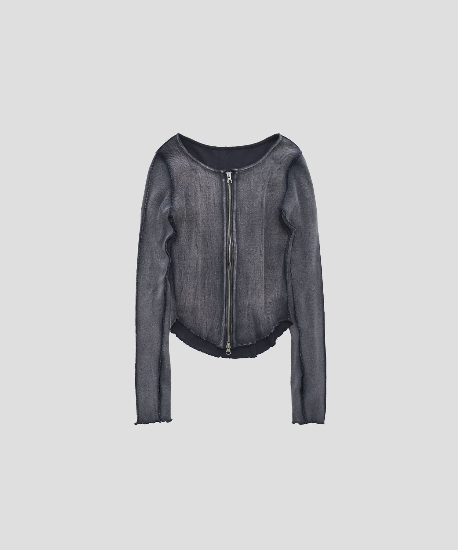 Zip Up Rib Top(FREE DARK GREY): STUDIOUS: WOMENS｜ STUDIOUS ONLINE