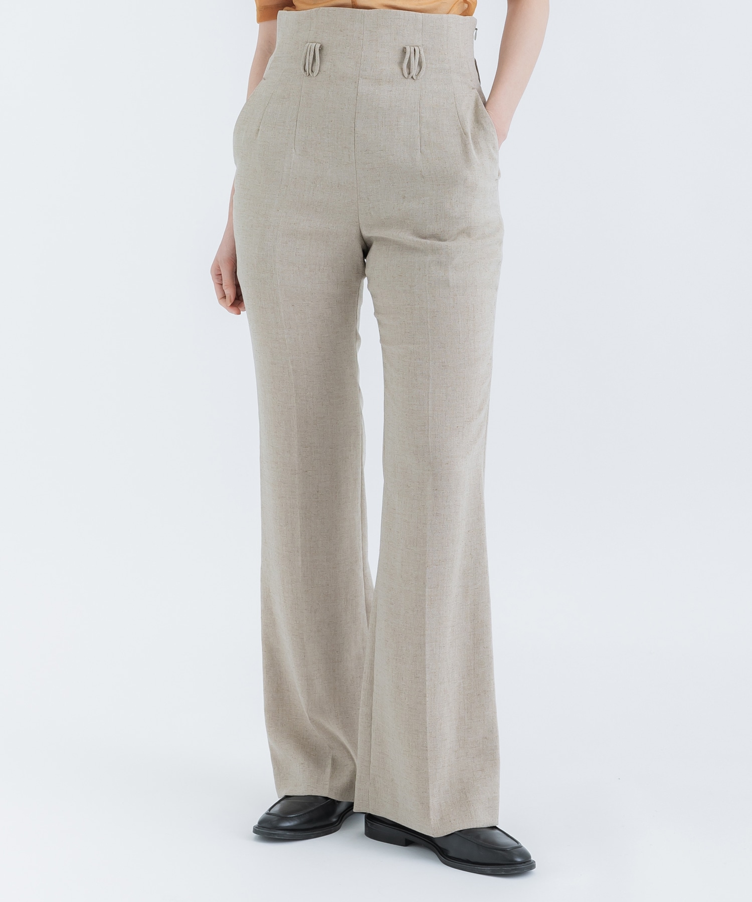 Linen Touch Triacetate Suits Trousers