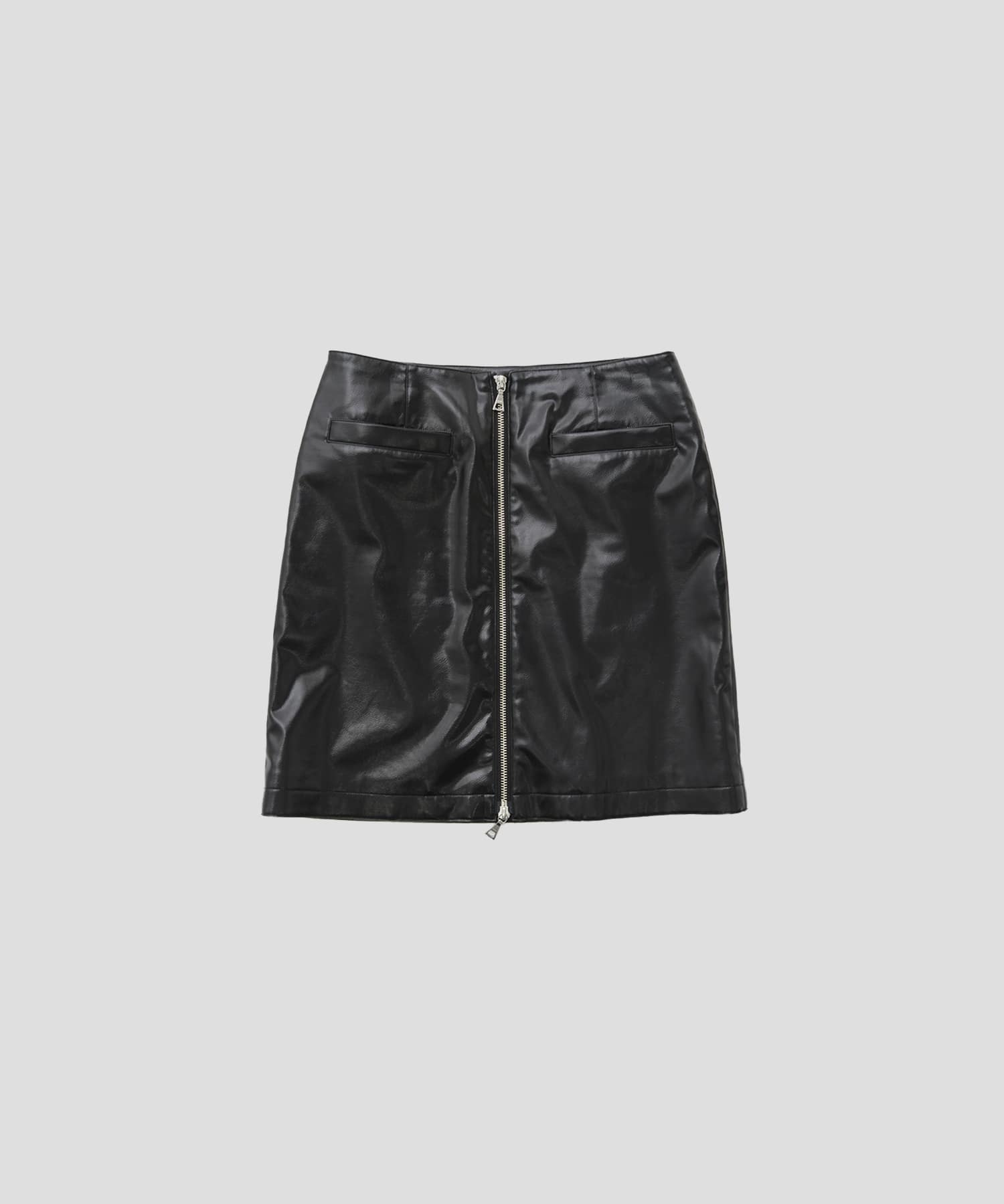 Patent Leather Like Skirt(1 BLACK): STUDIOUS: WOMENS｜ STUDIOUS