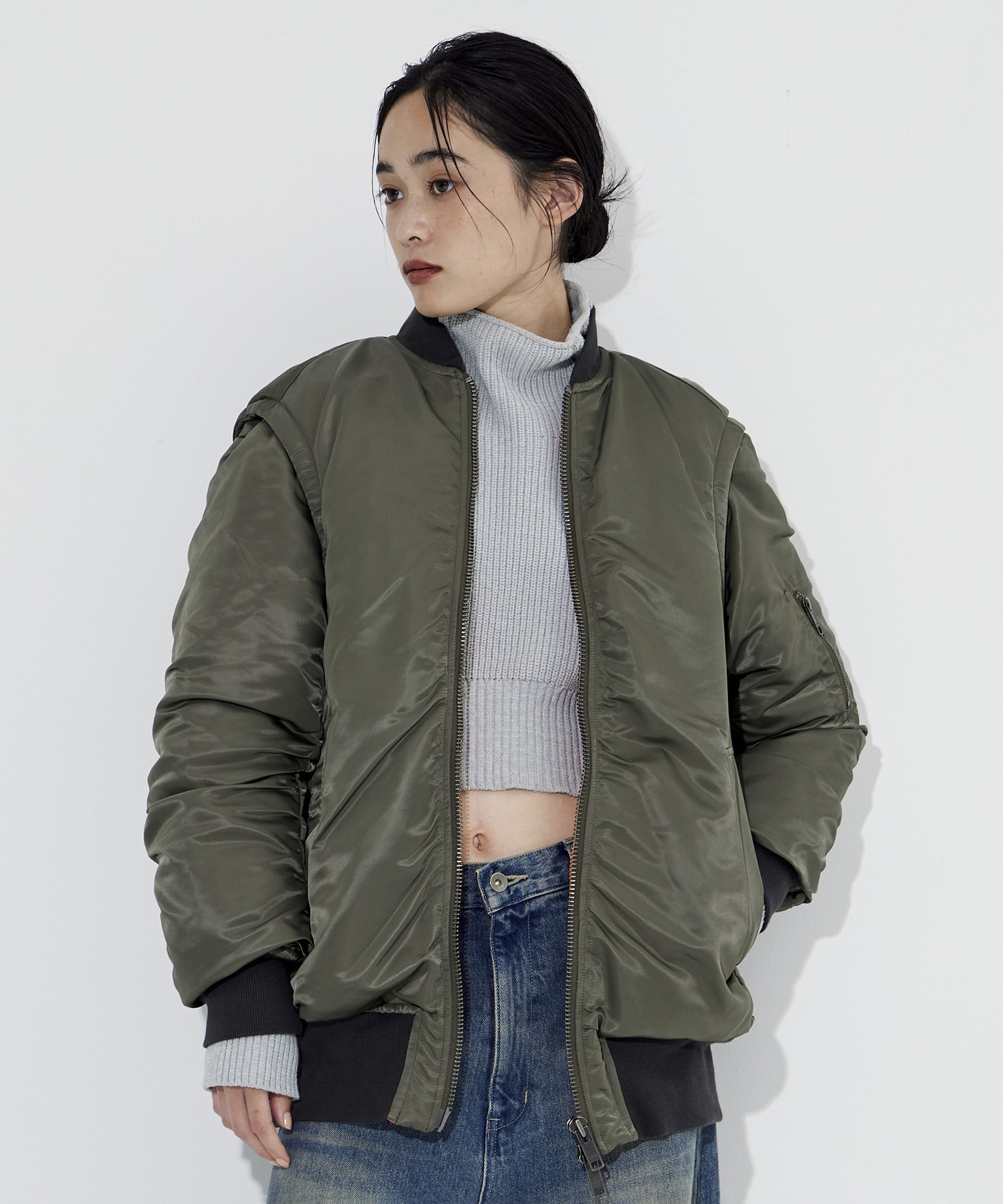 Padded Bomber Jacket