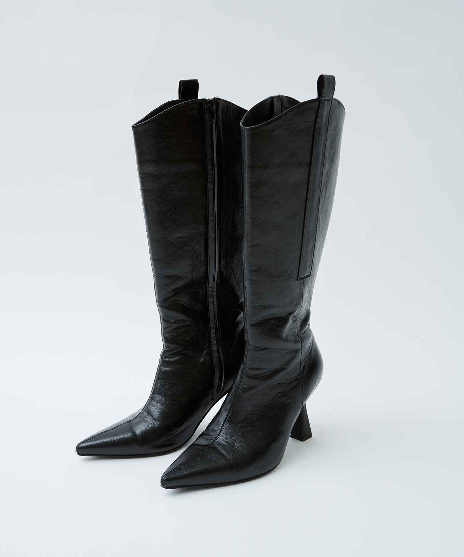 Pointed Toe Long Boots