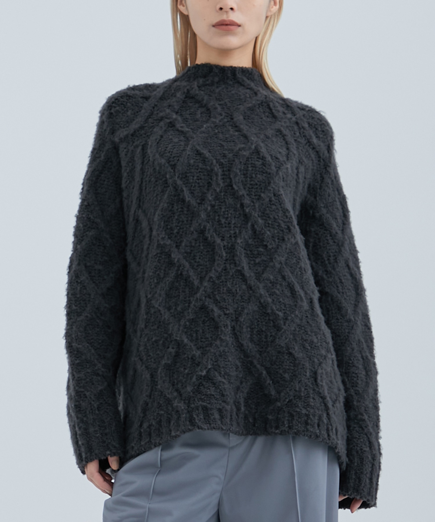 Shadow Cable Knit Top