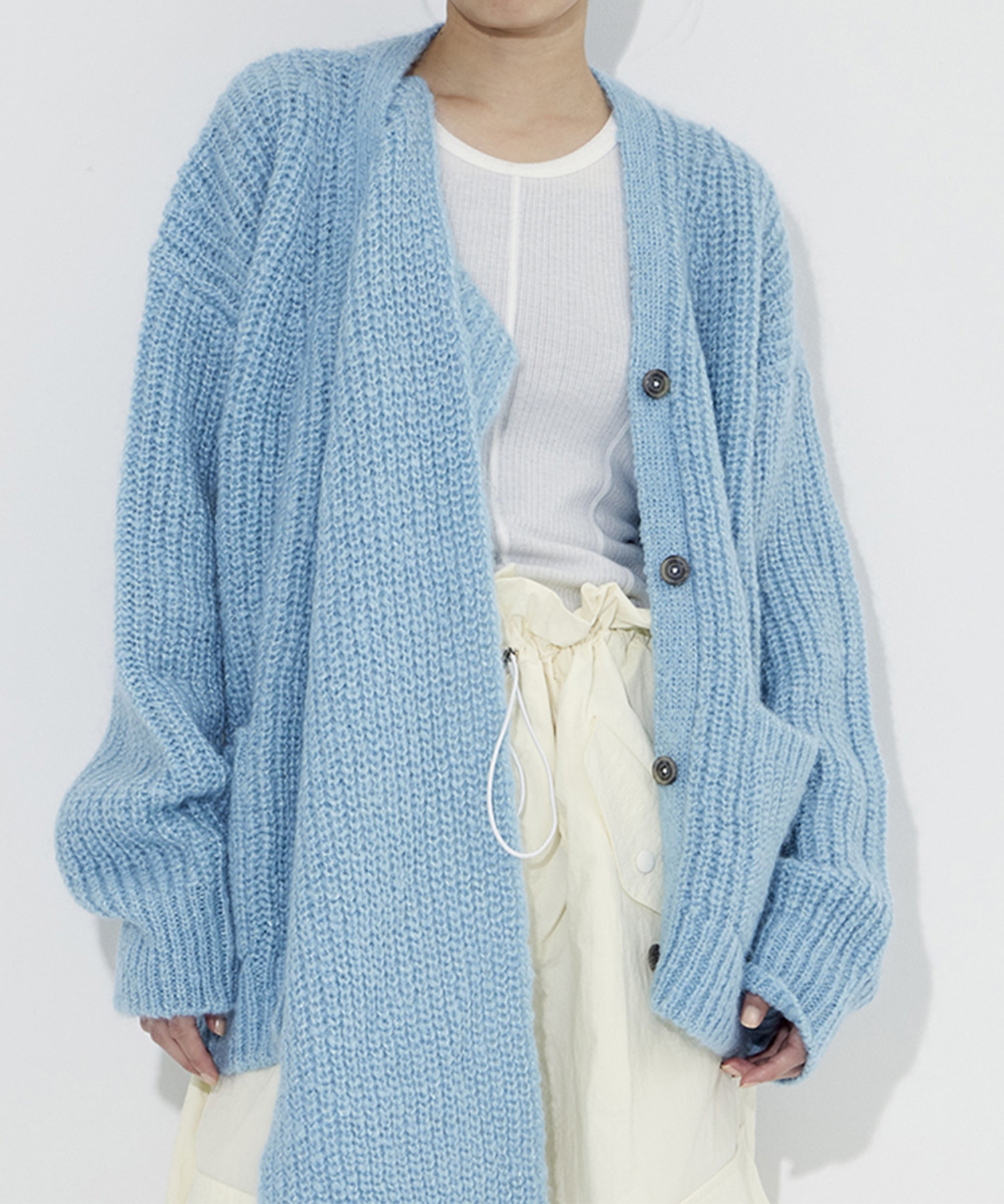 Soft Mohair Knit Cardigan