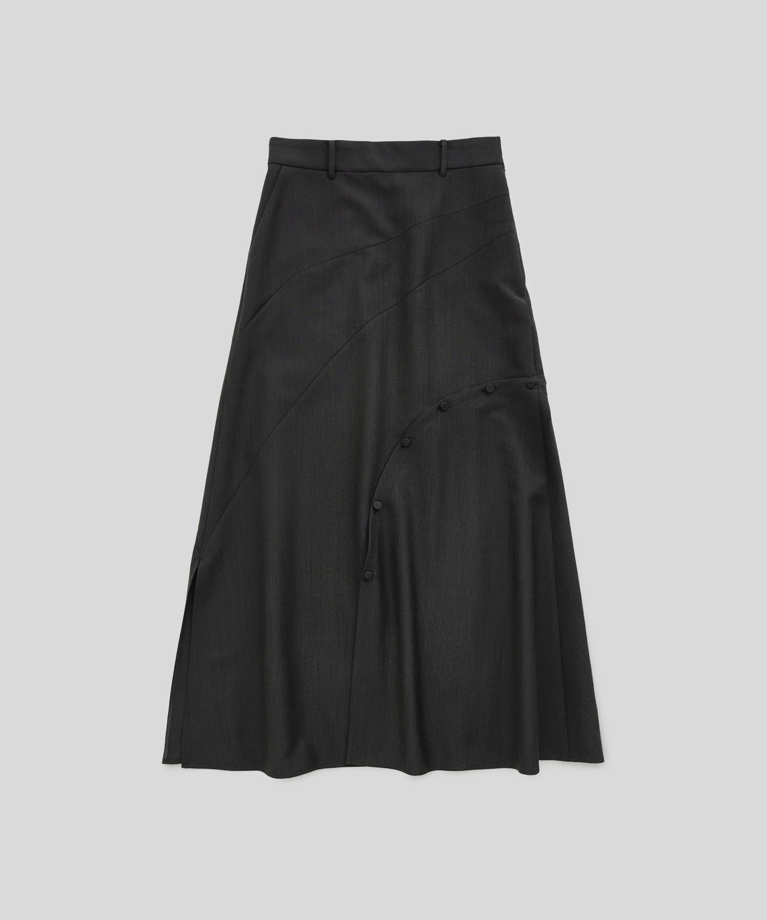 Wave Slashed Skirt