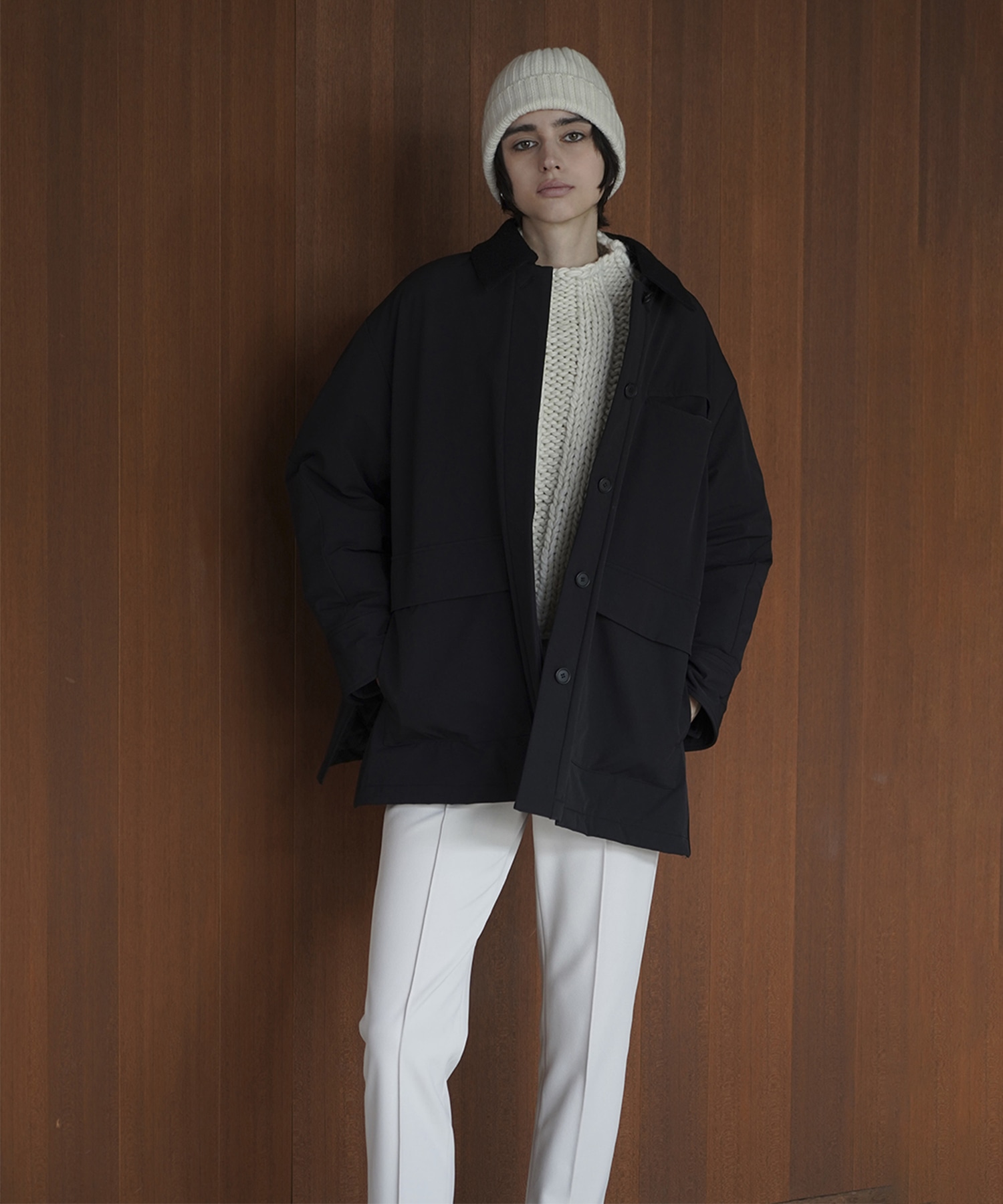 OVER QUILTING HUNTING JACKET