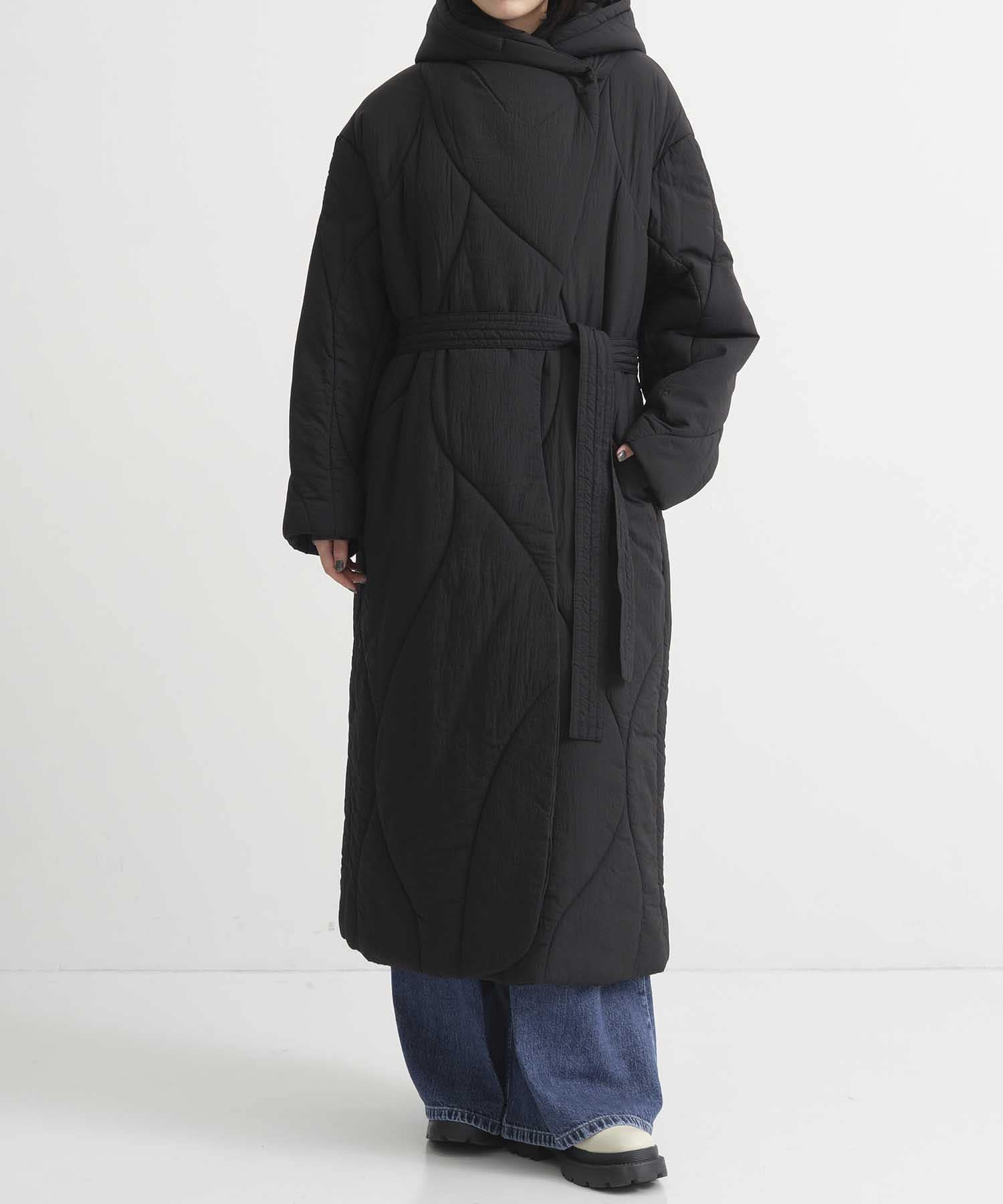 WAVE STITCH HEAT POLAK LONG COAT