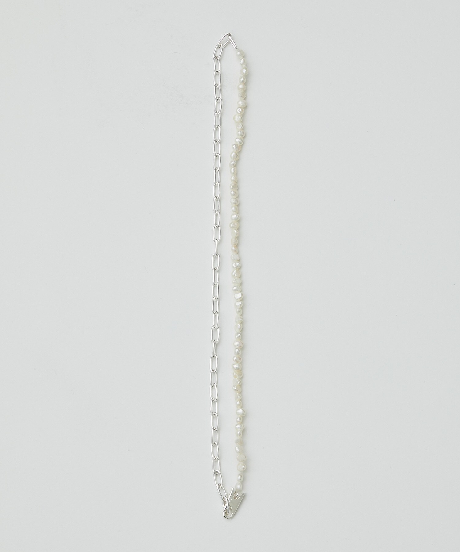 Clip Necklace /Pearl