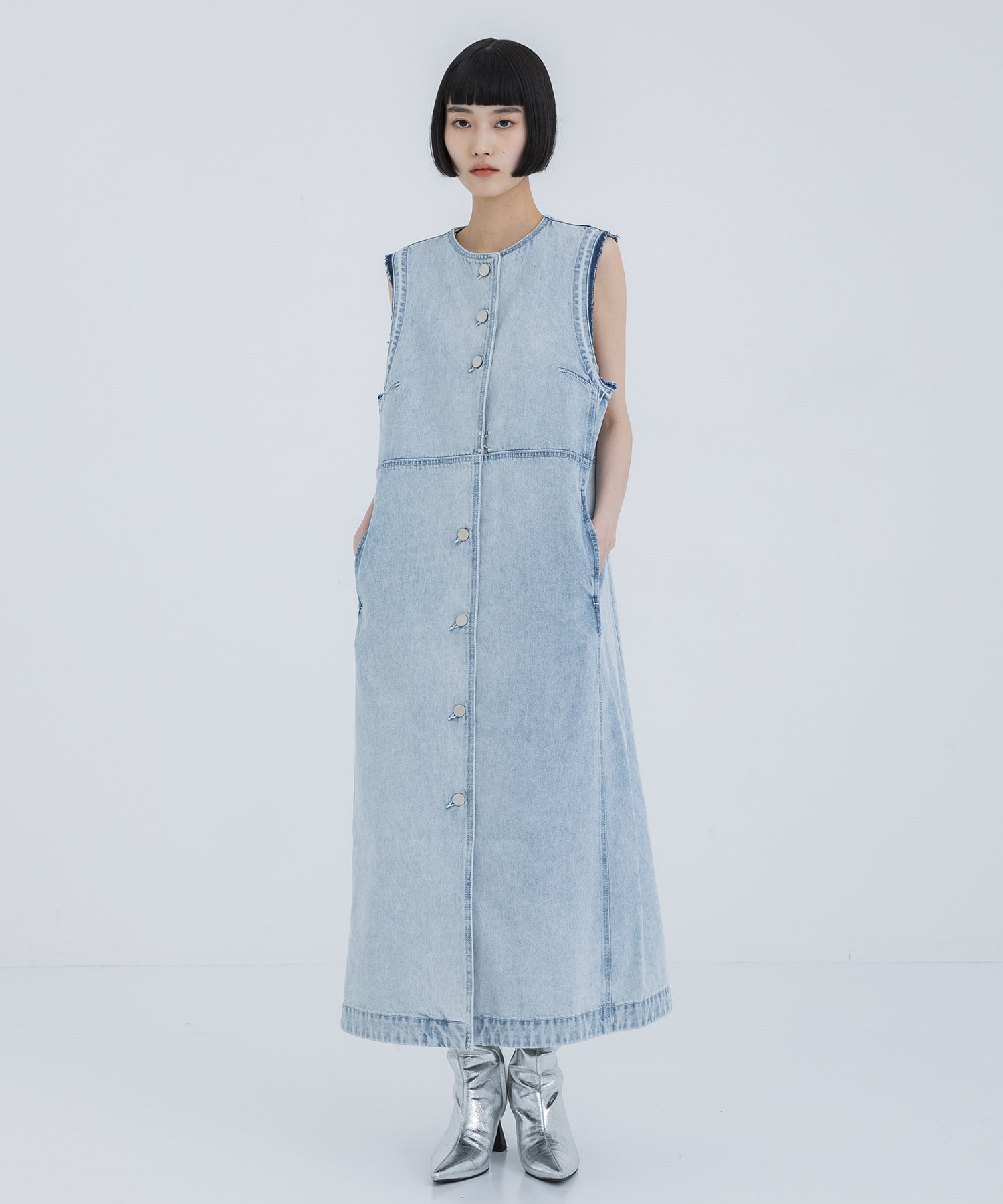 LONG DENIM DRESS