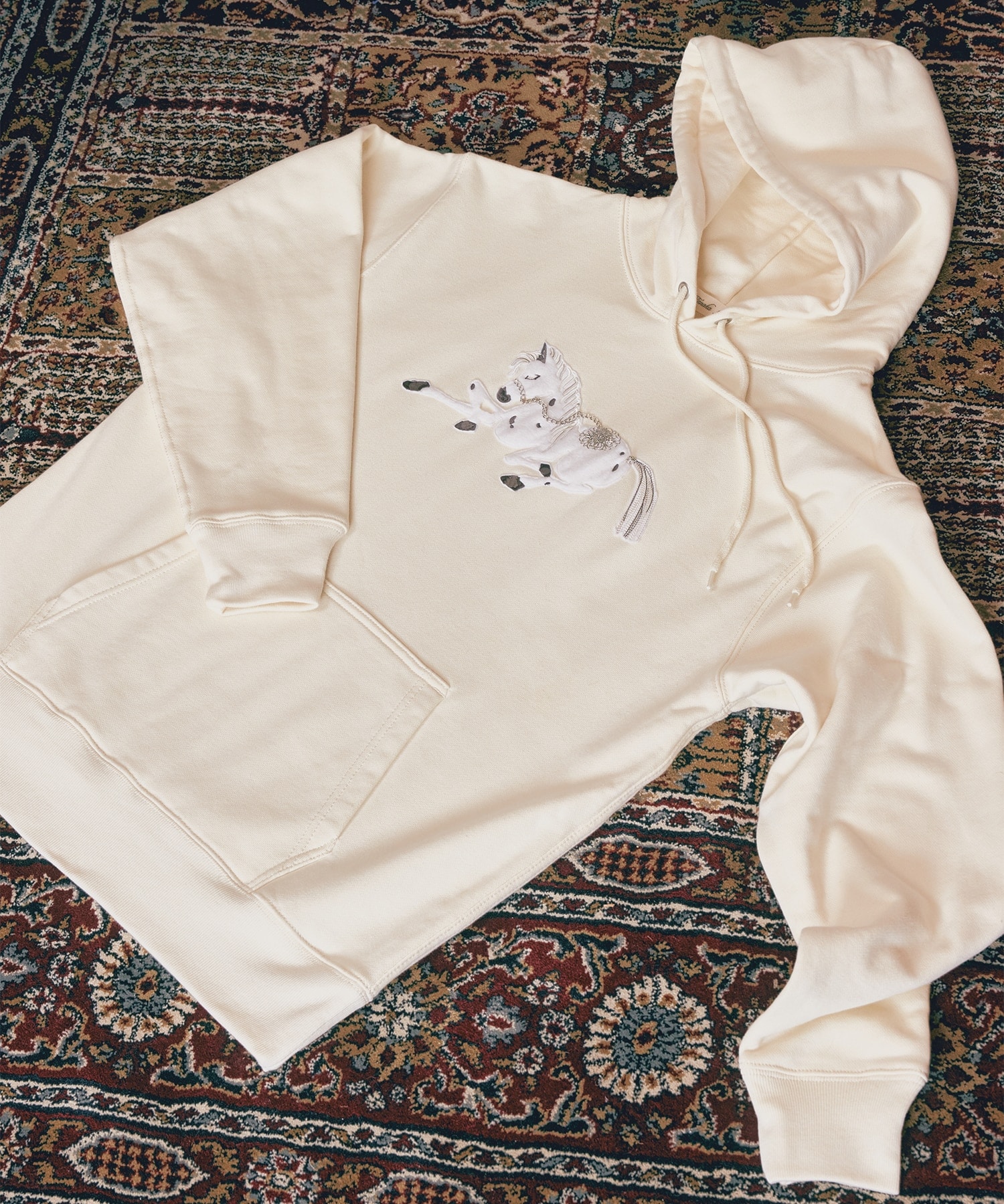EX. Horse emproidery hoodie