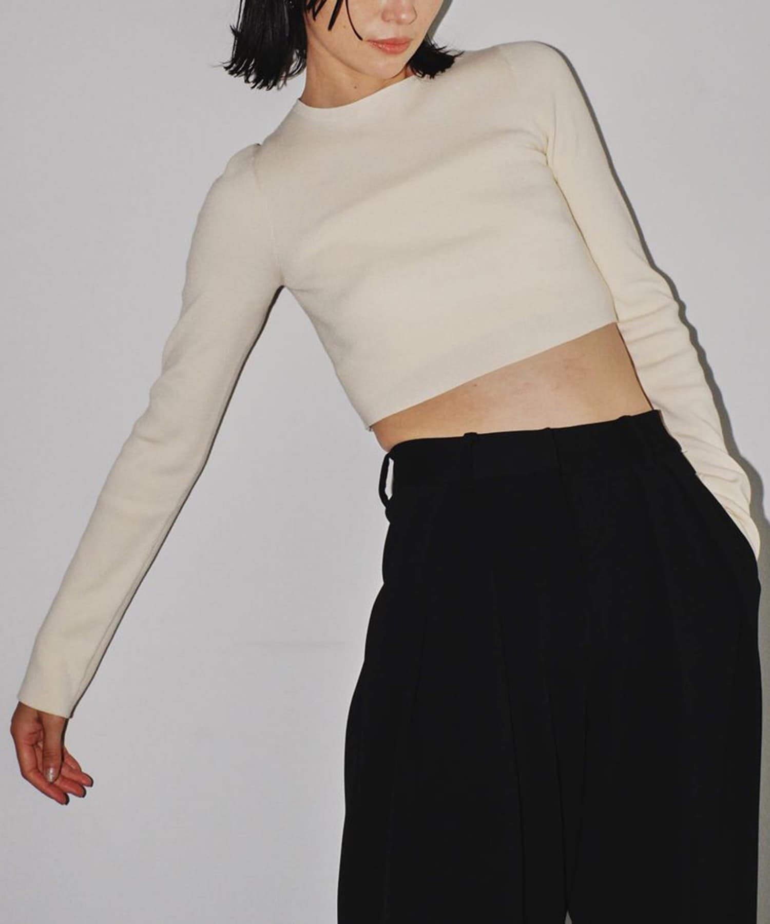 Cropped Smooth Knit