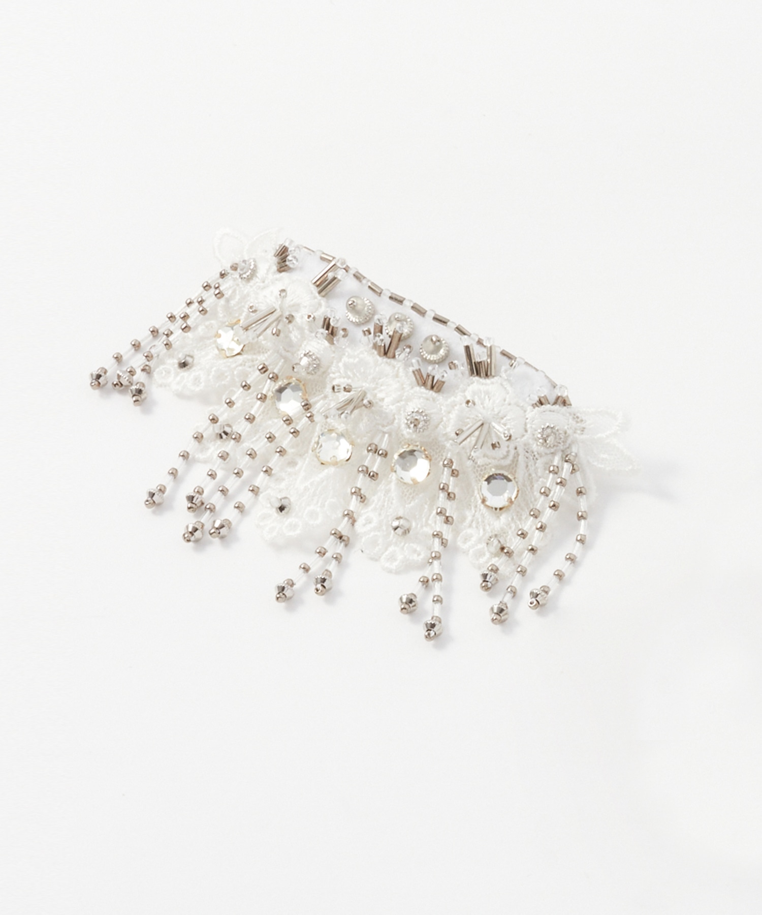 Snow bijou barrette(right)(FREE WHITE): tanakadaisuke: WOMENS 