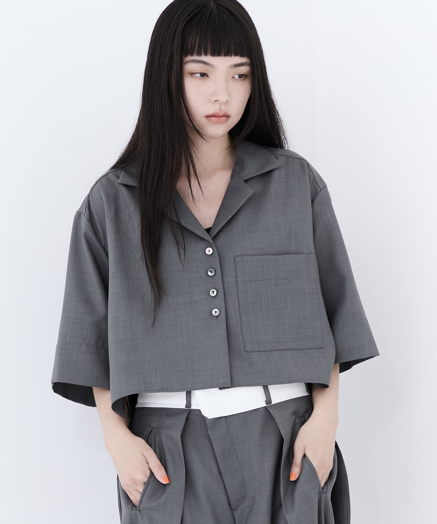 Open Collar Shirt