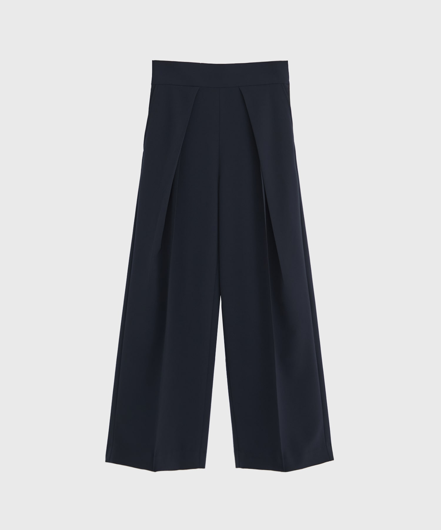 Strecth Twill Tucked Trousers