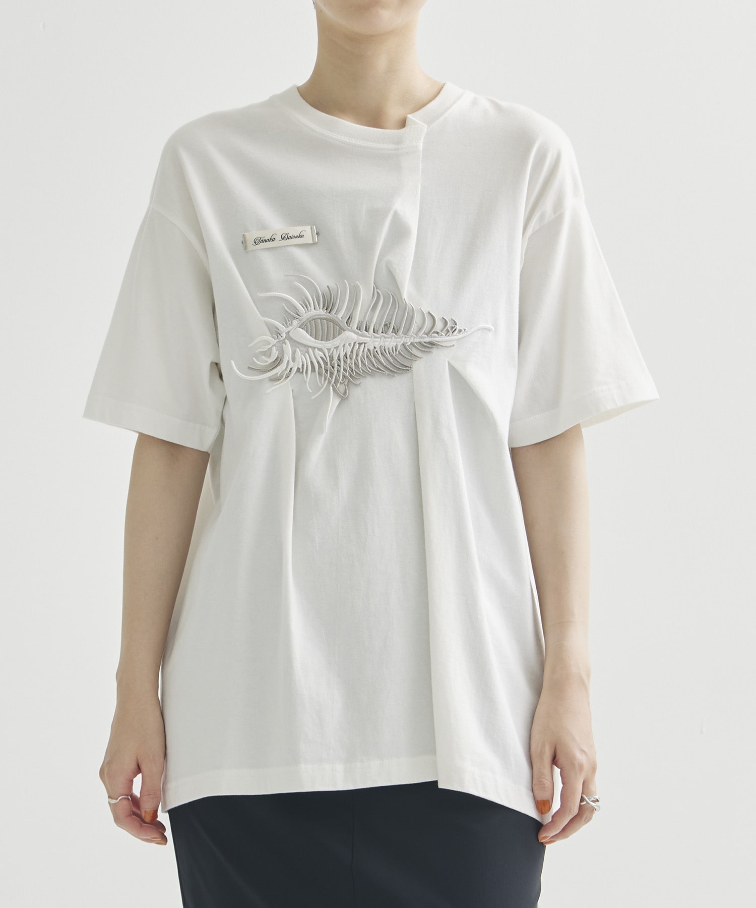 AKKIGAI on White T-shirt