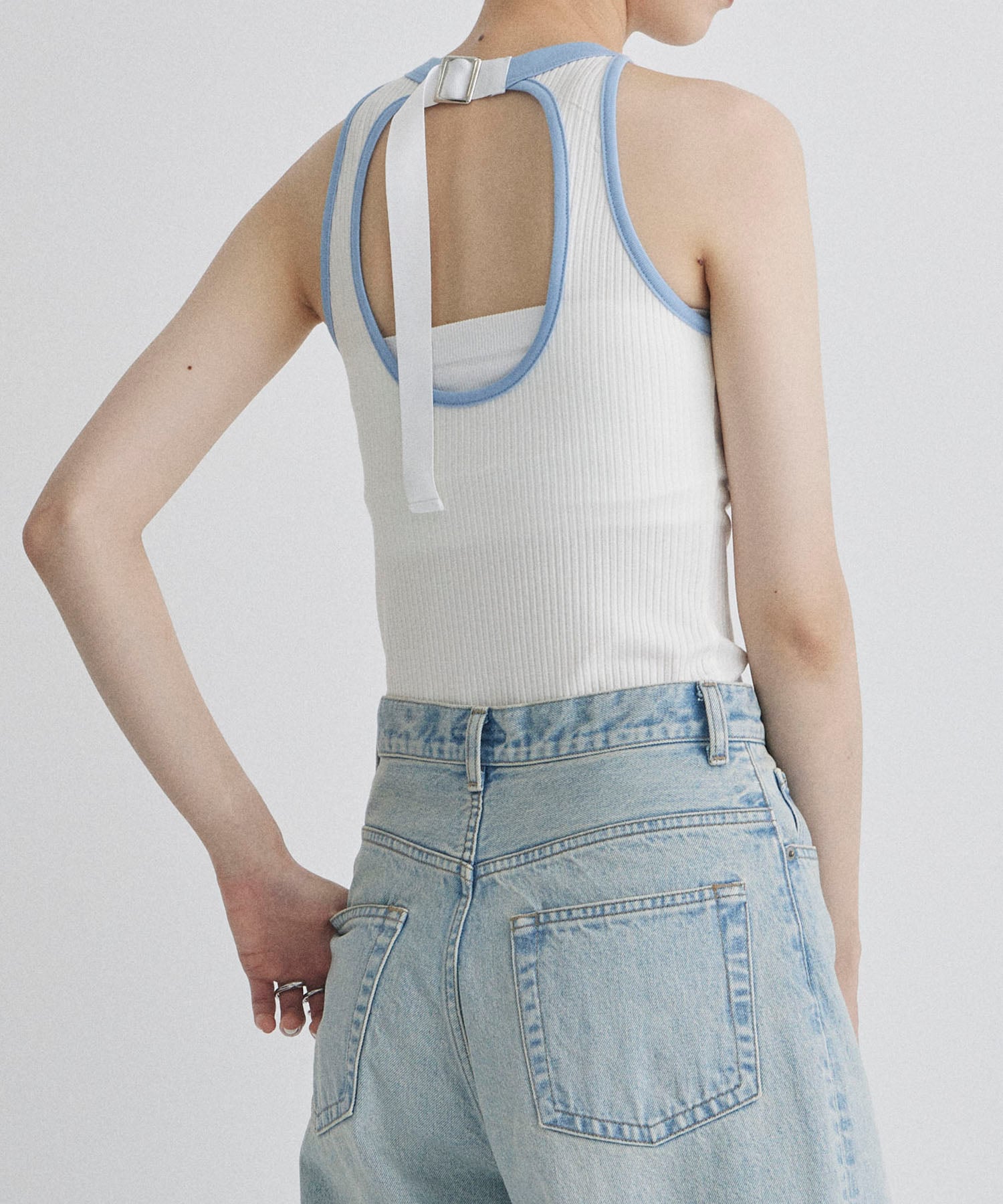 Ring Belted Tank-Top