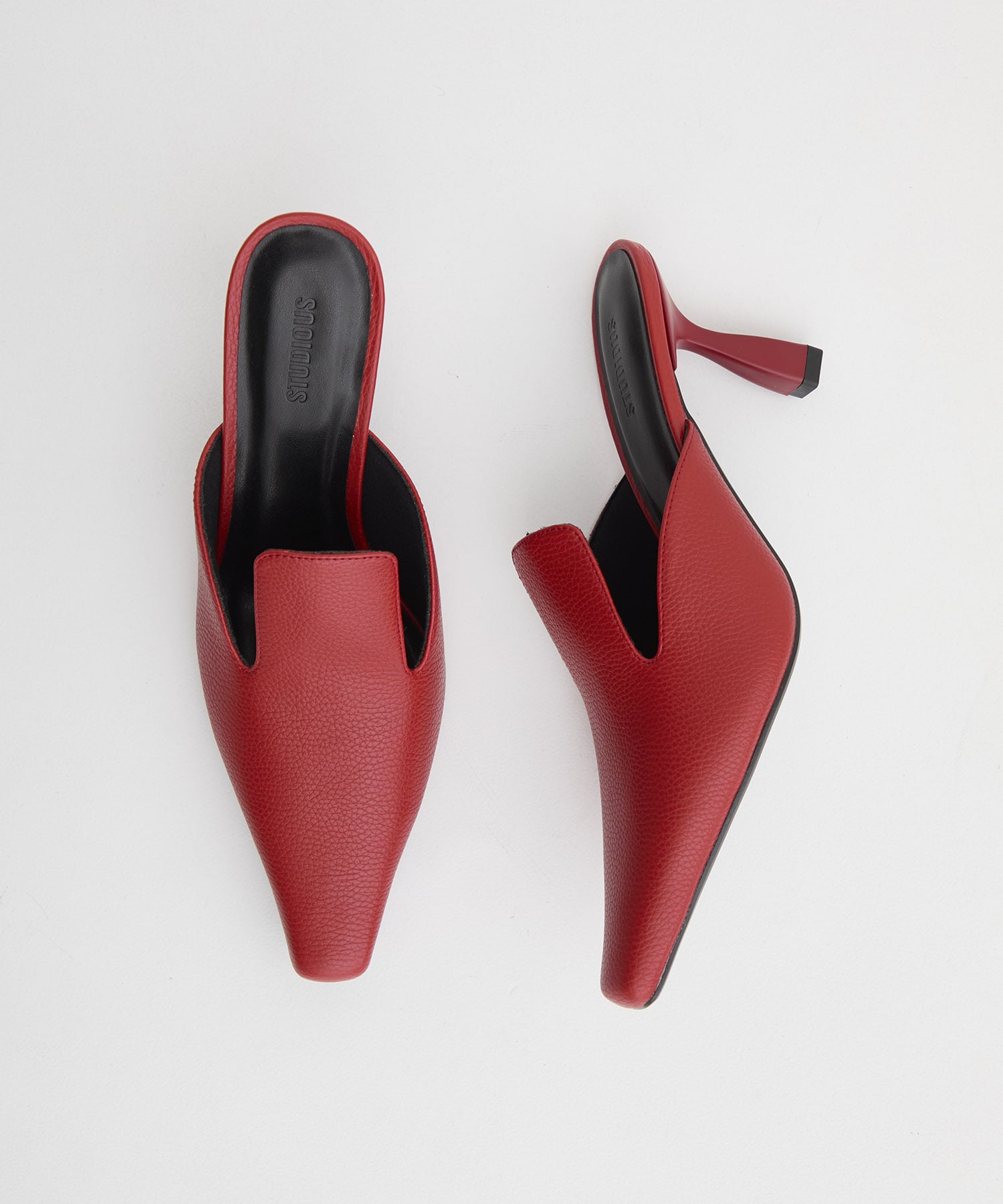 Pointed Square Toe Mule