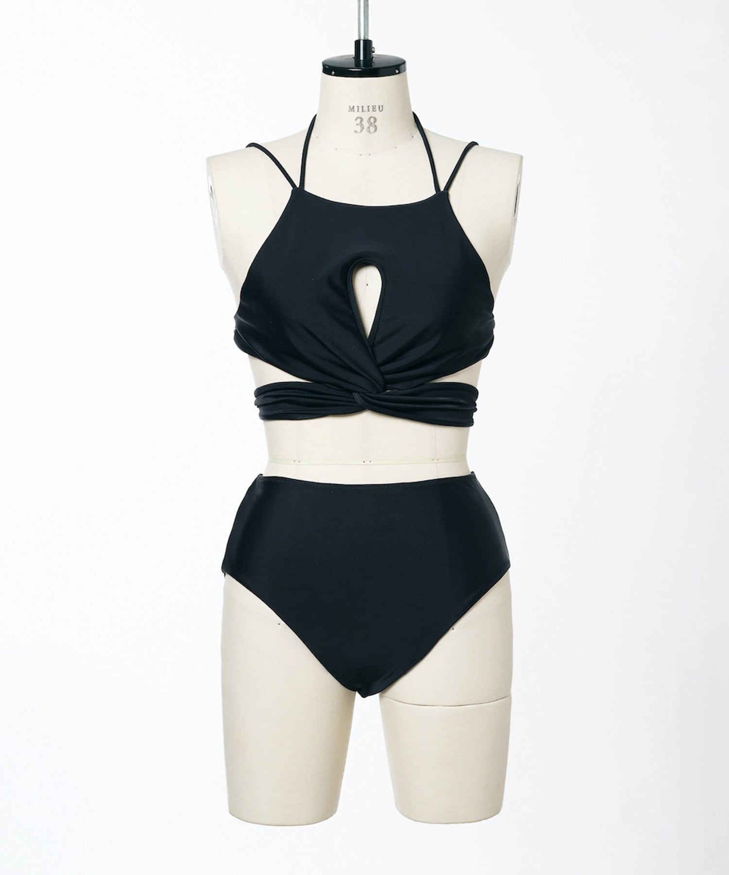 TWISTED TWO-PIECE SWIMSUIT