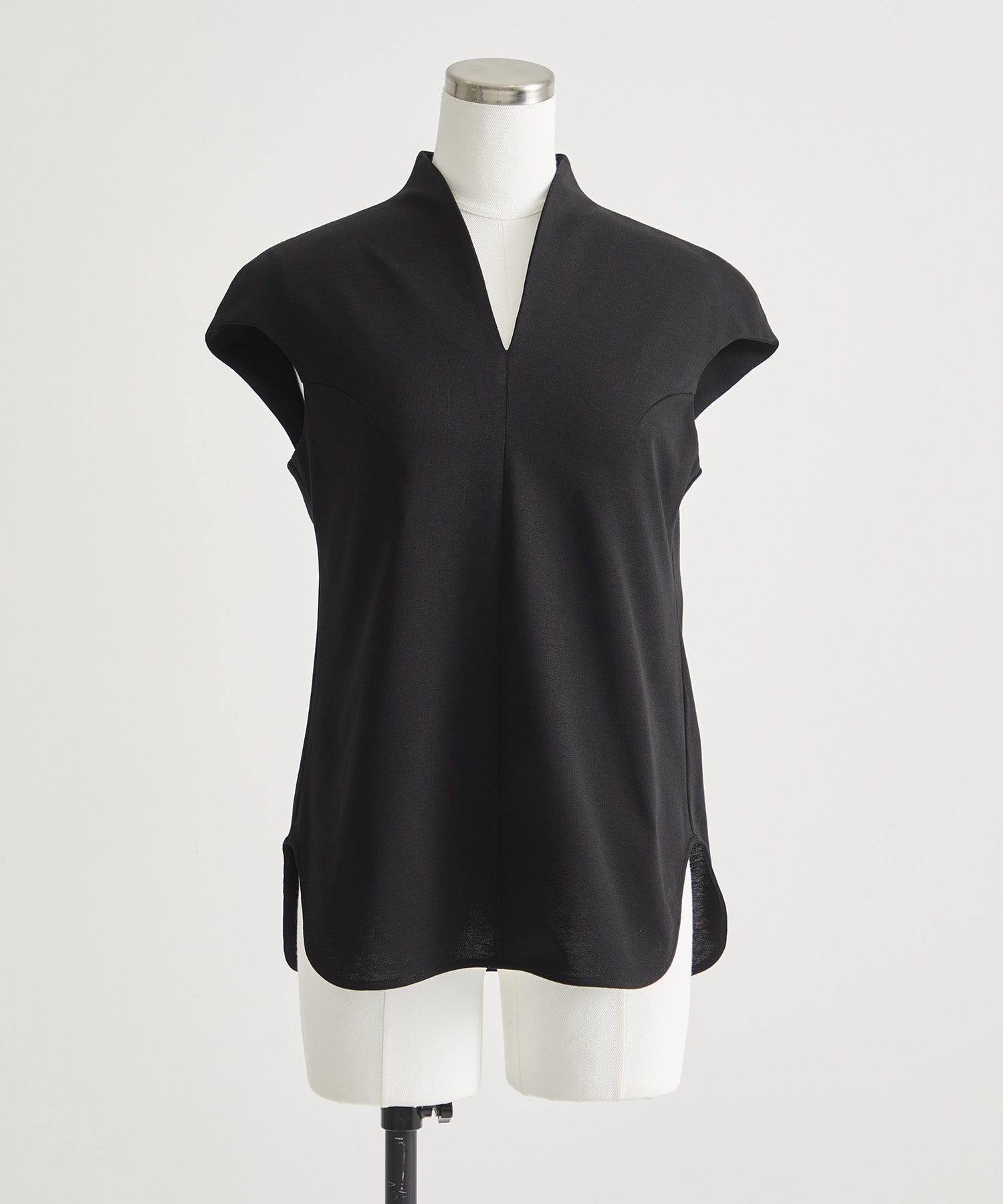 Cotton Jersey French Sleeve Top