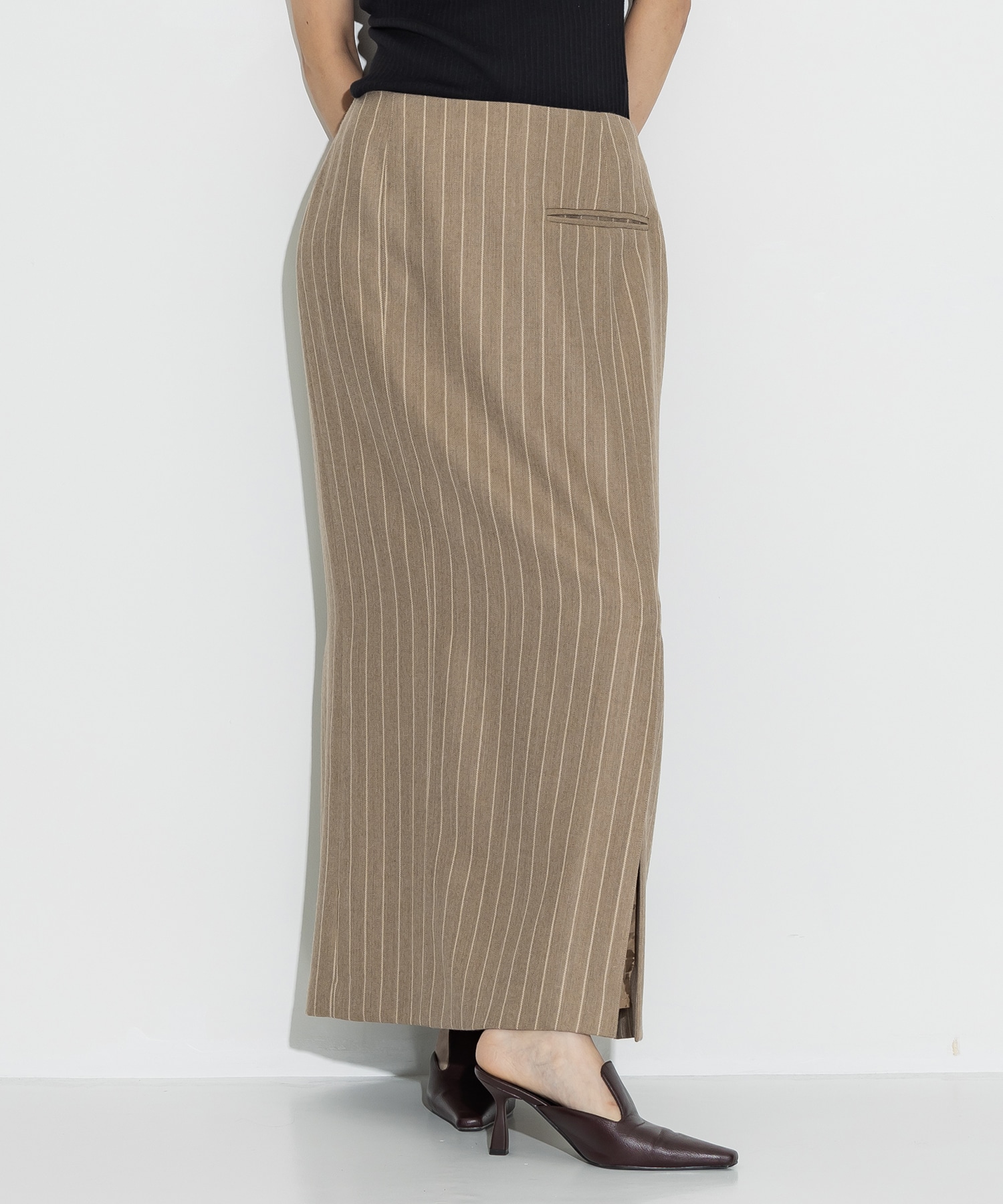 Side Vents Pencil Skirt