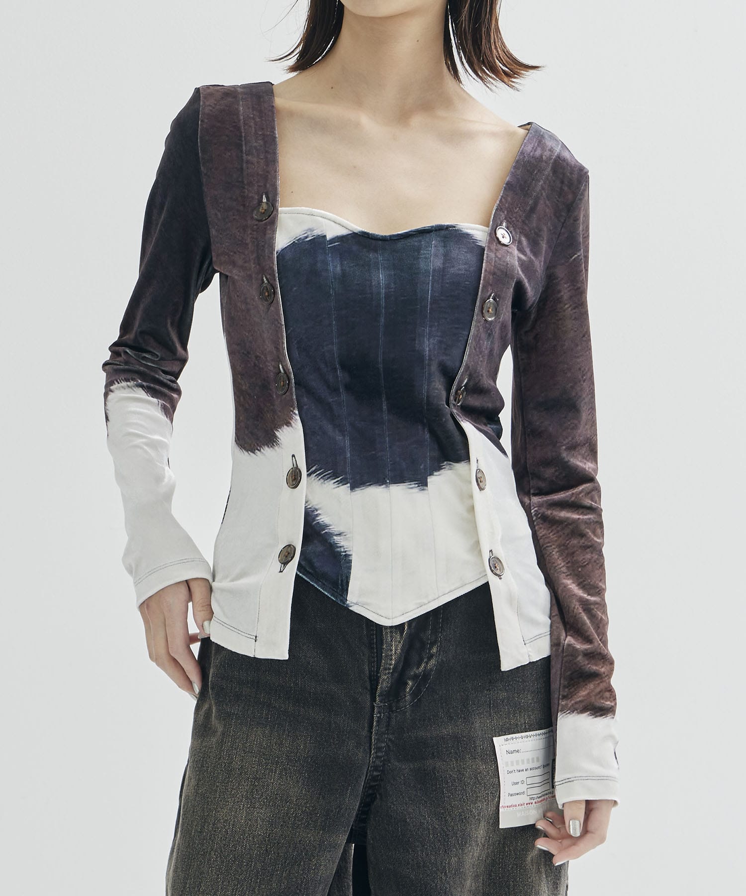 Stmacher Cowhide Velor Top