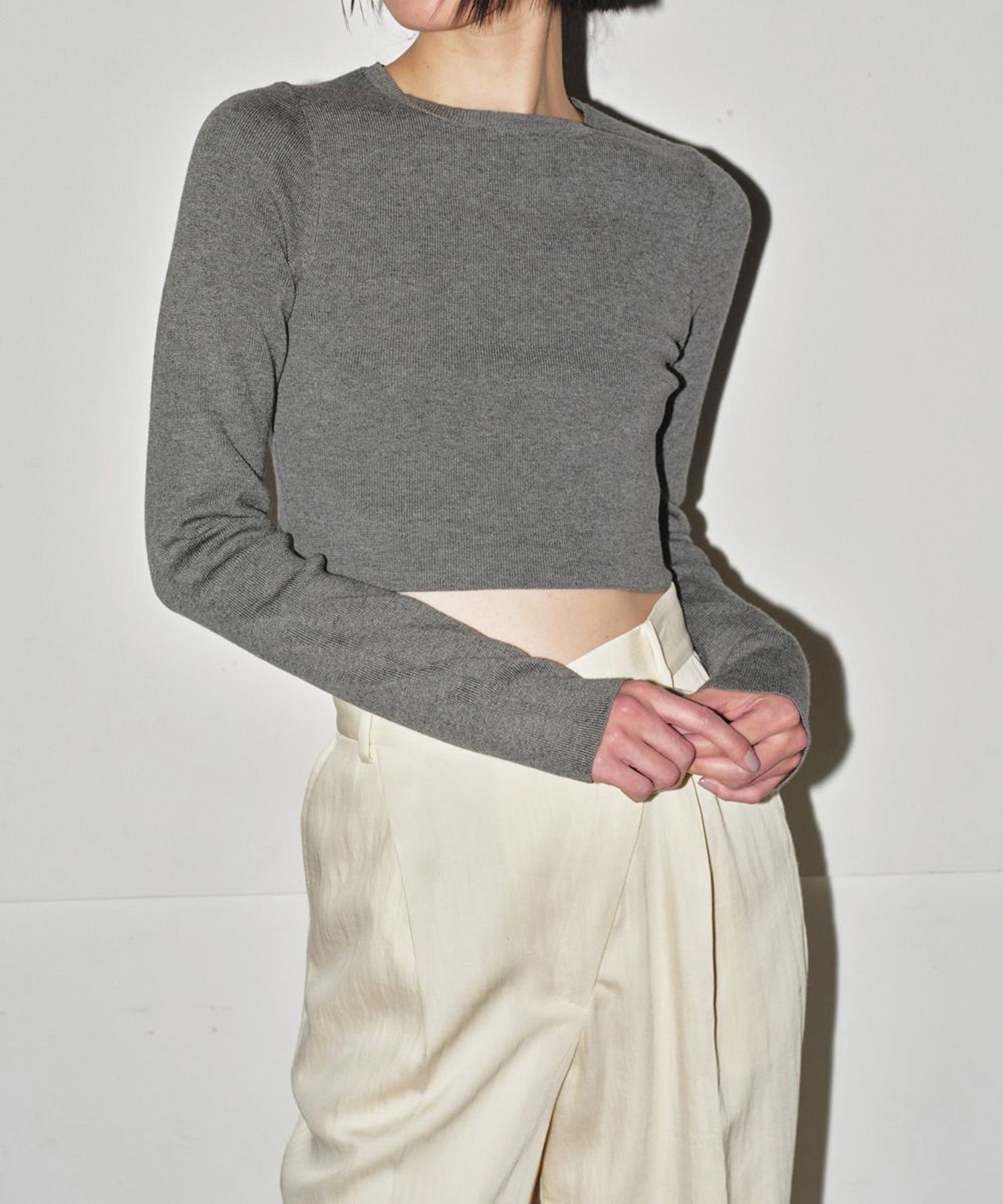 Cropped Smooth Knit