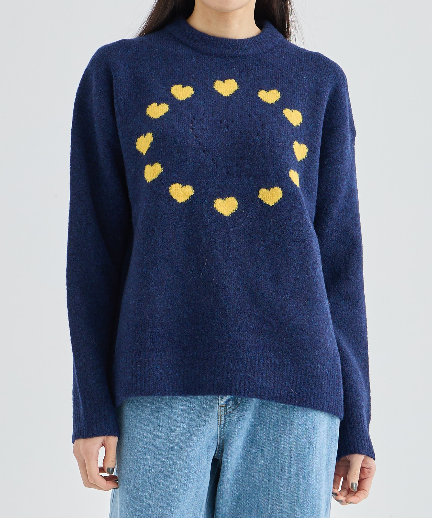 love around knit pullover