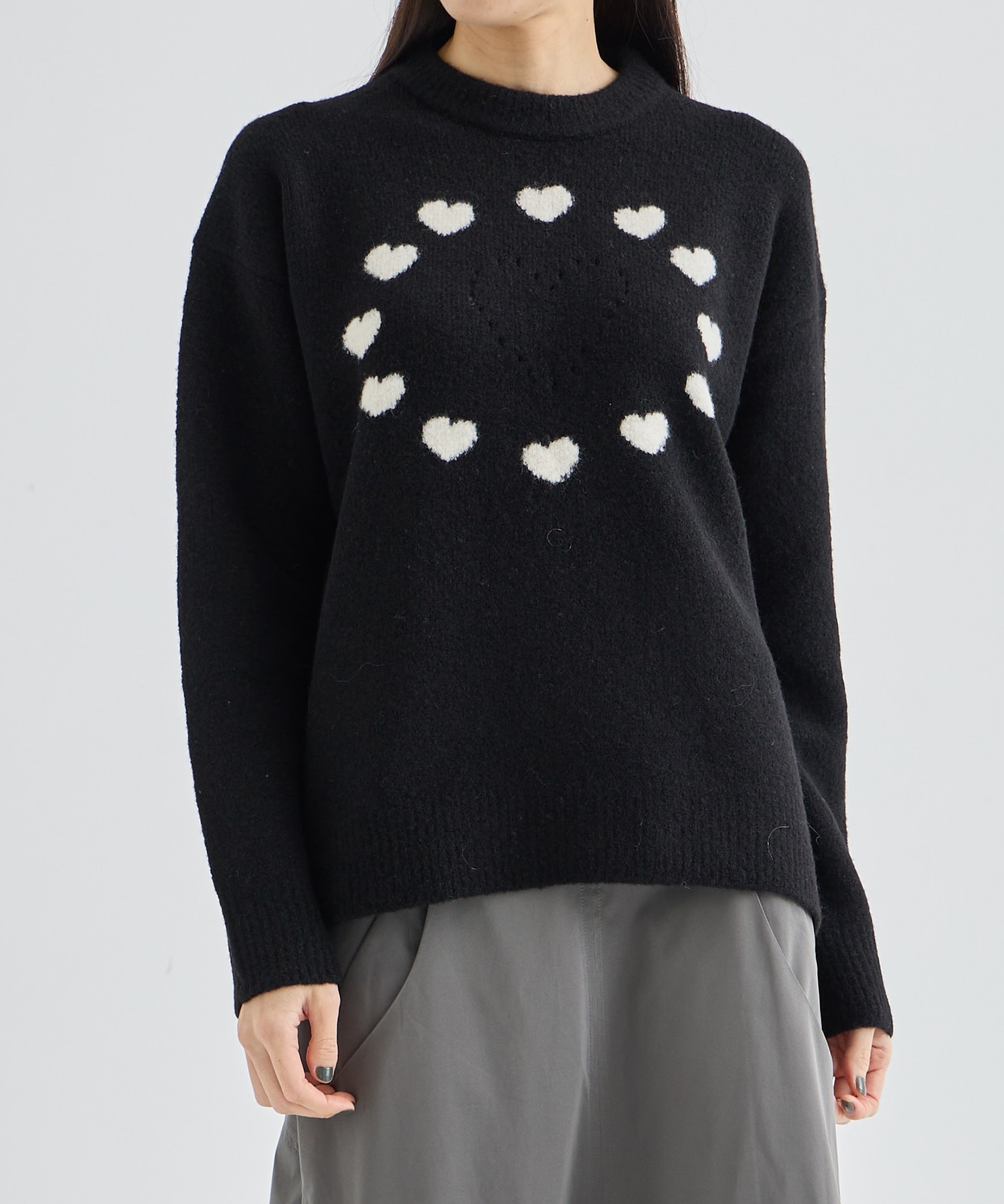 love around knit pullover