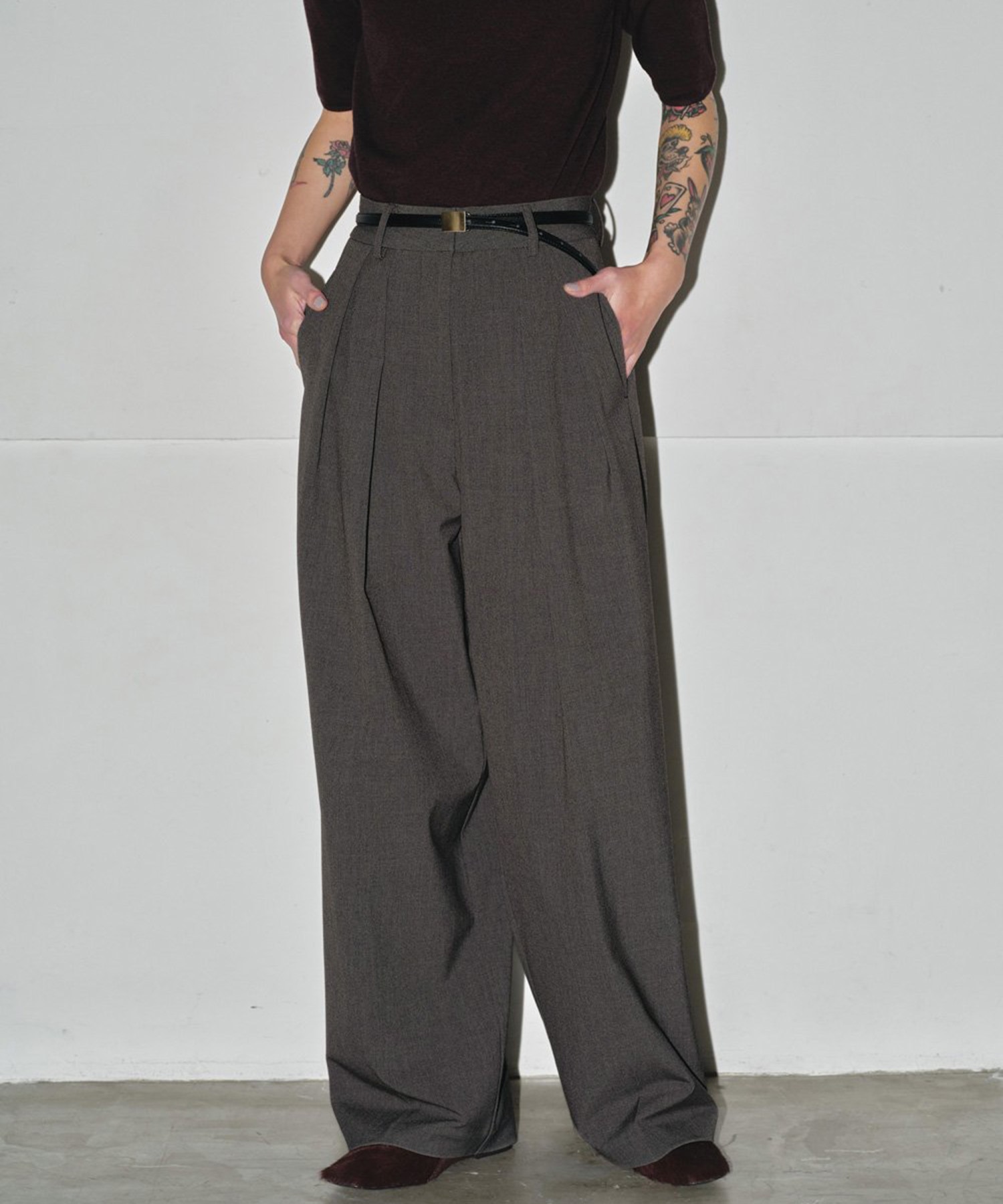 Doubletuck Smooth Trousers