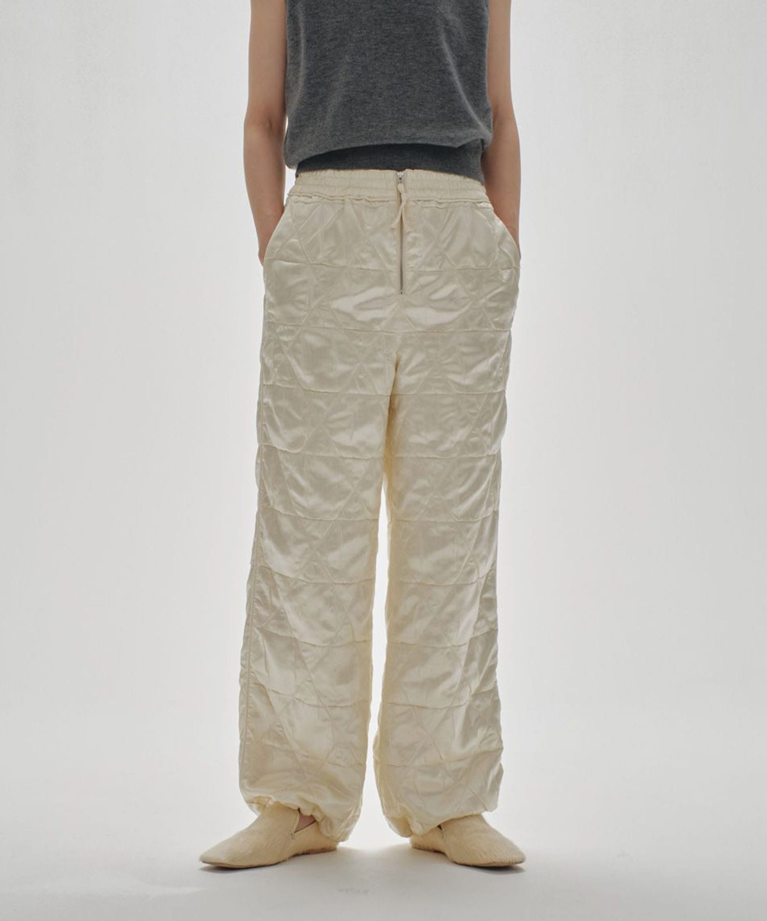 Jacquard Drawstring Pants