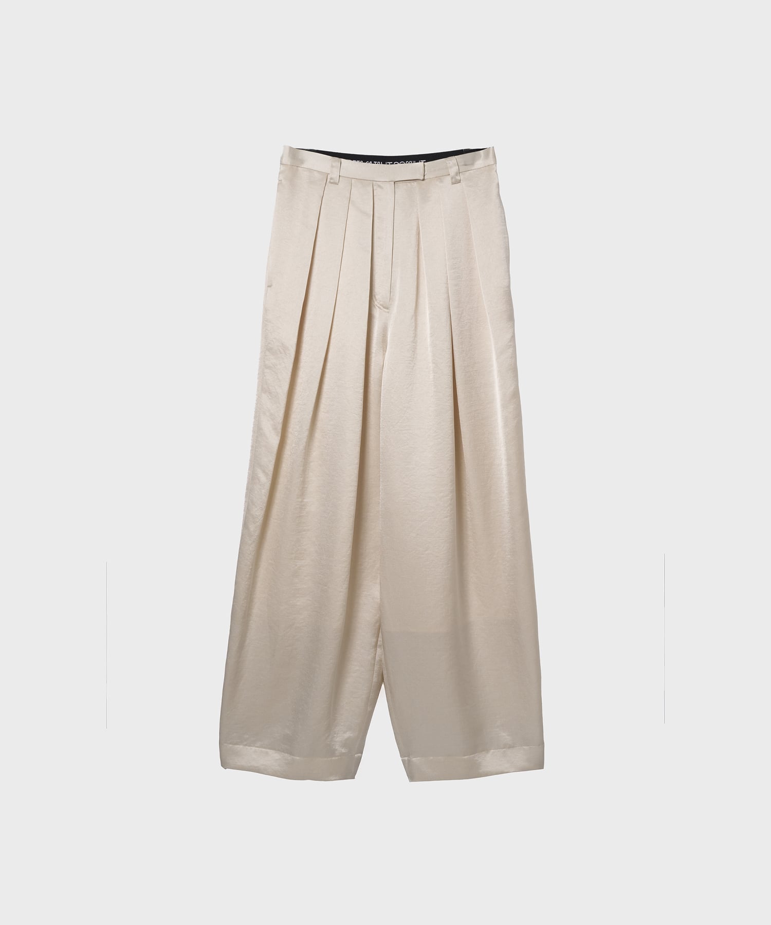 SATIN COCOON PANTS