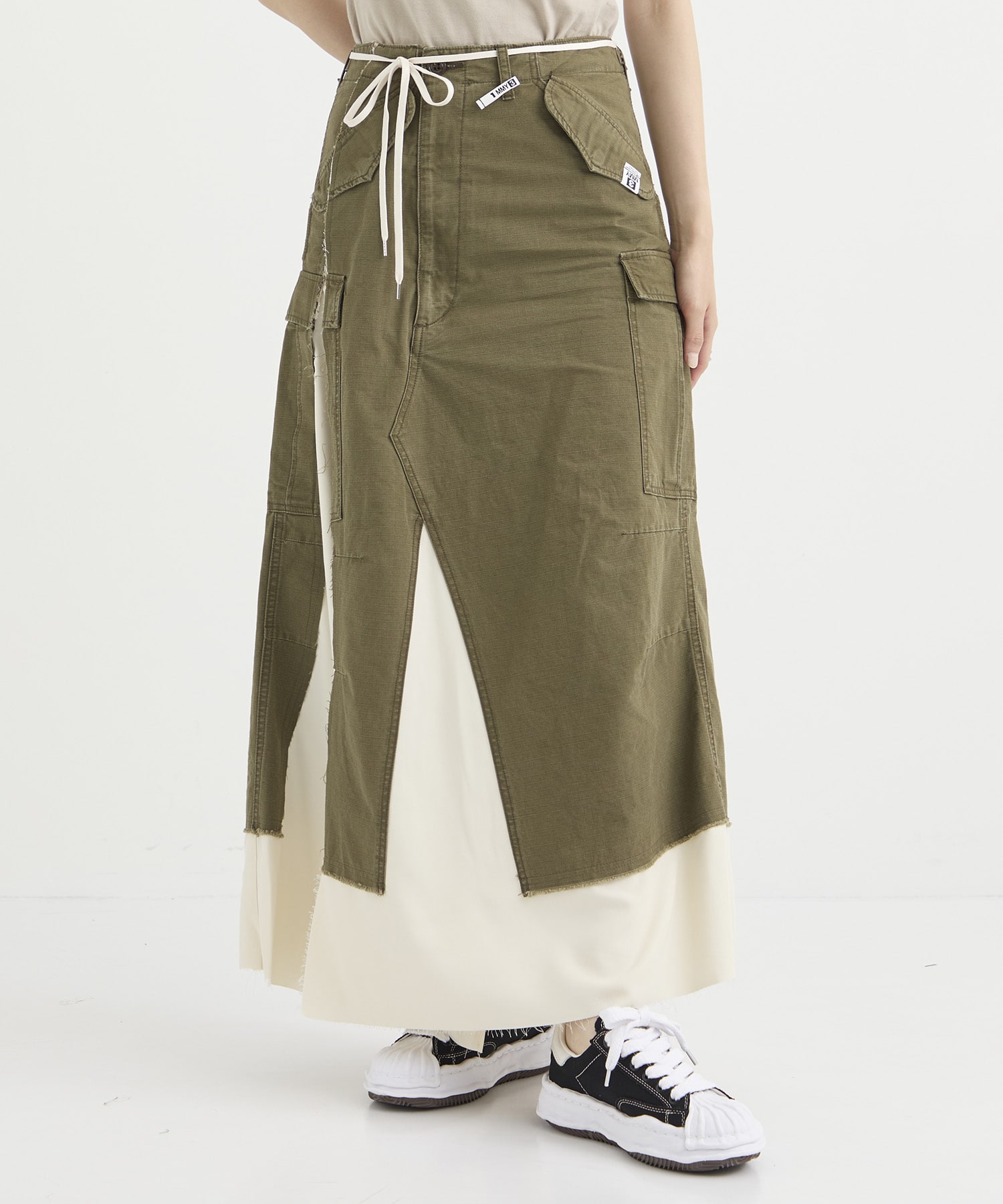 MILLITARY PANTS COMBINED SKIRT