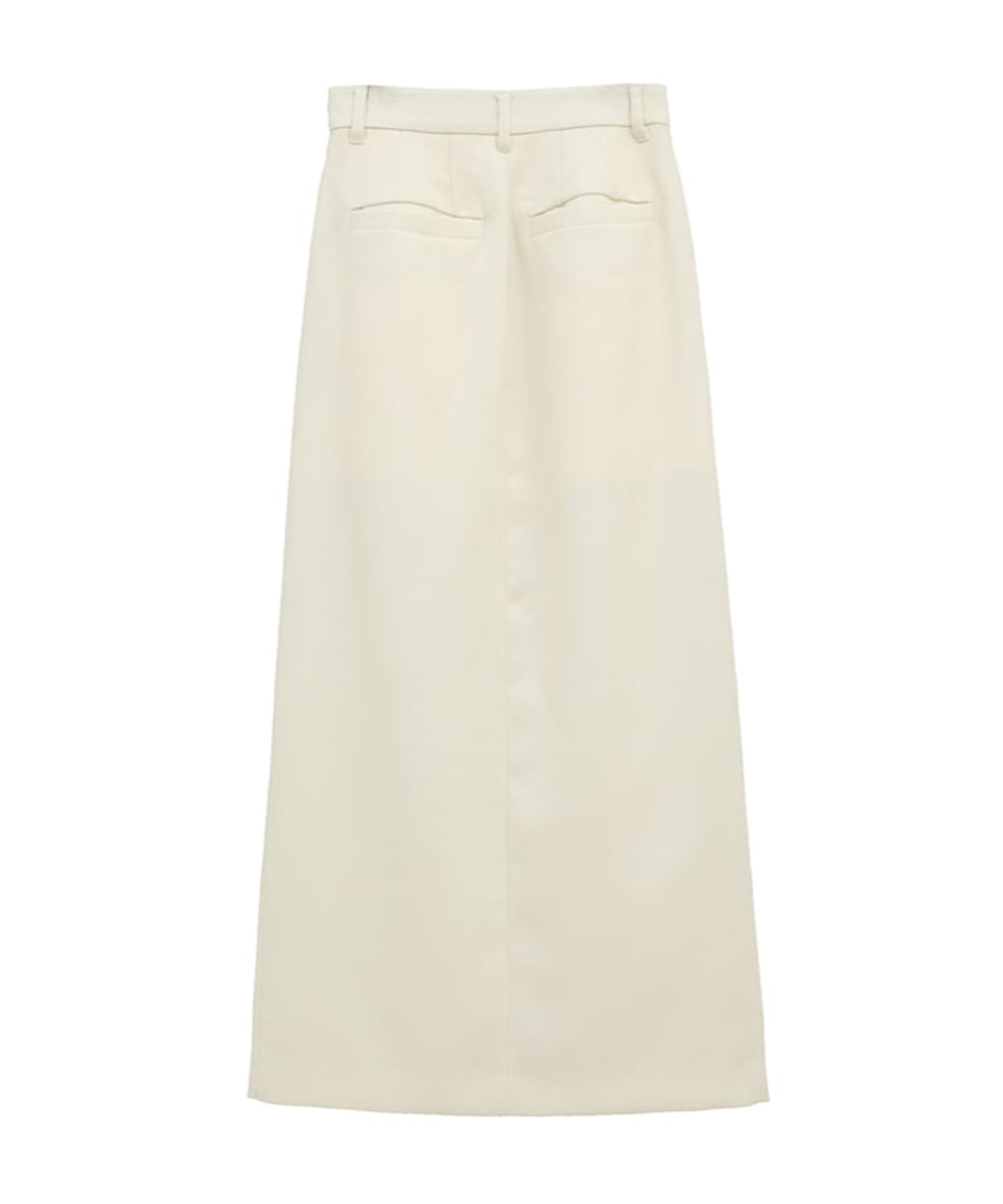 FRONT SLIT TUCK SKIRT