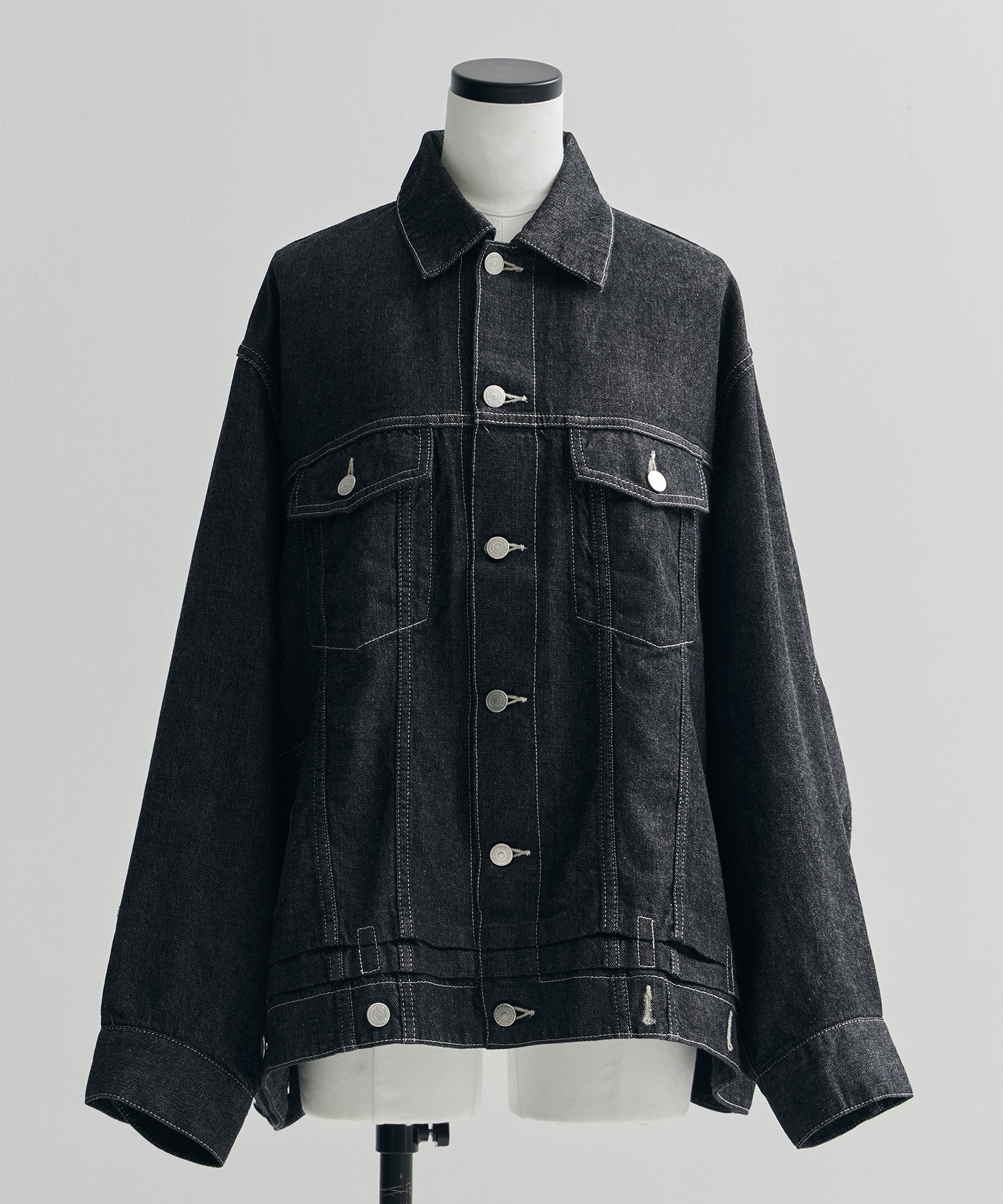 double-end left hand  twill denim blouson