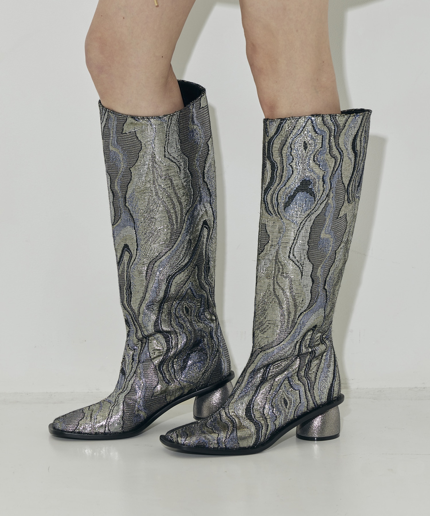 FABRIC LONG BOOTS